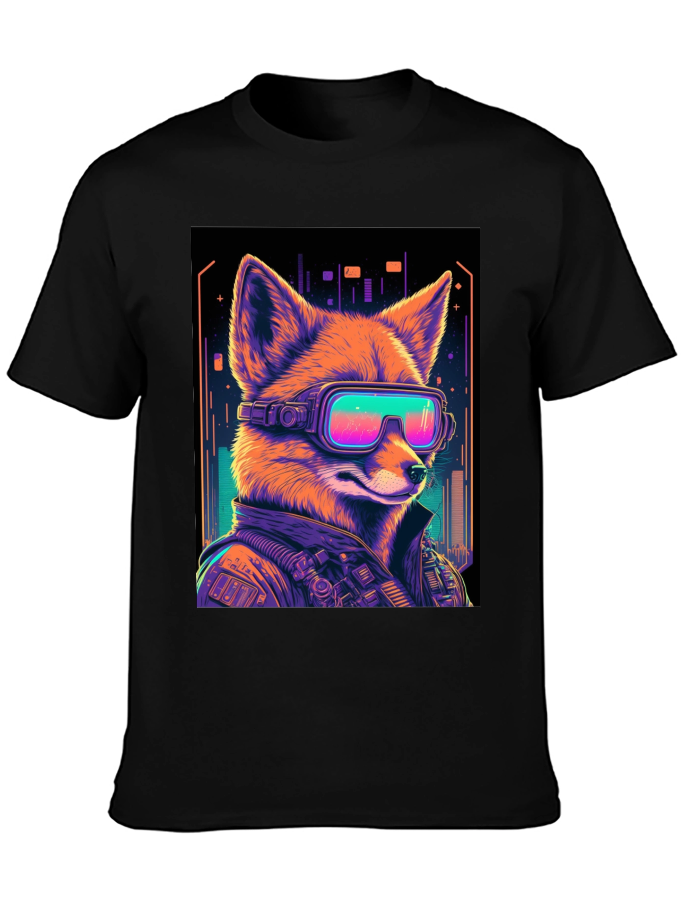 Cyberpunk Fox T-Shirt
