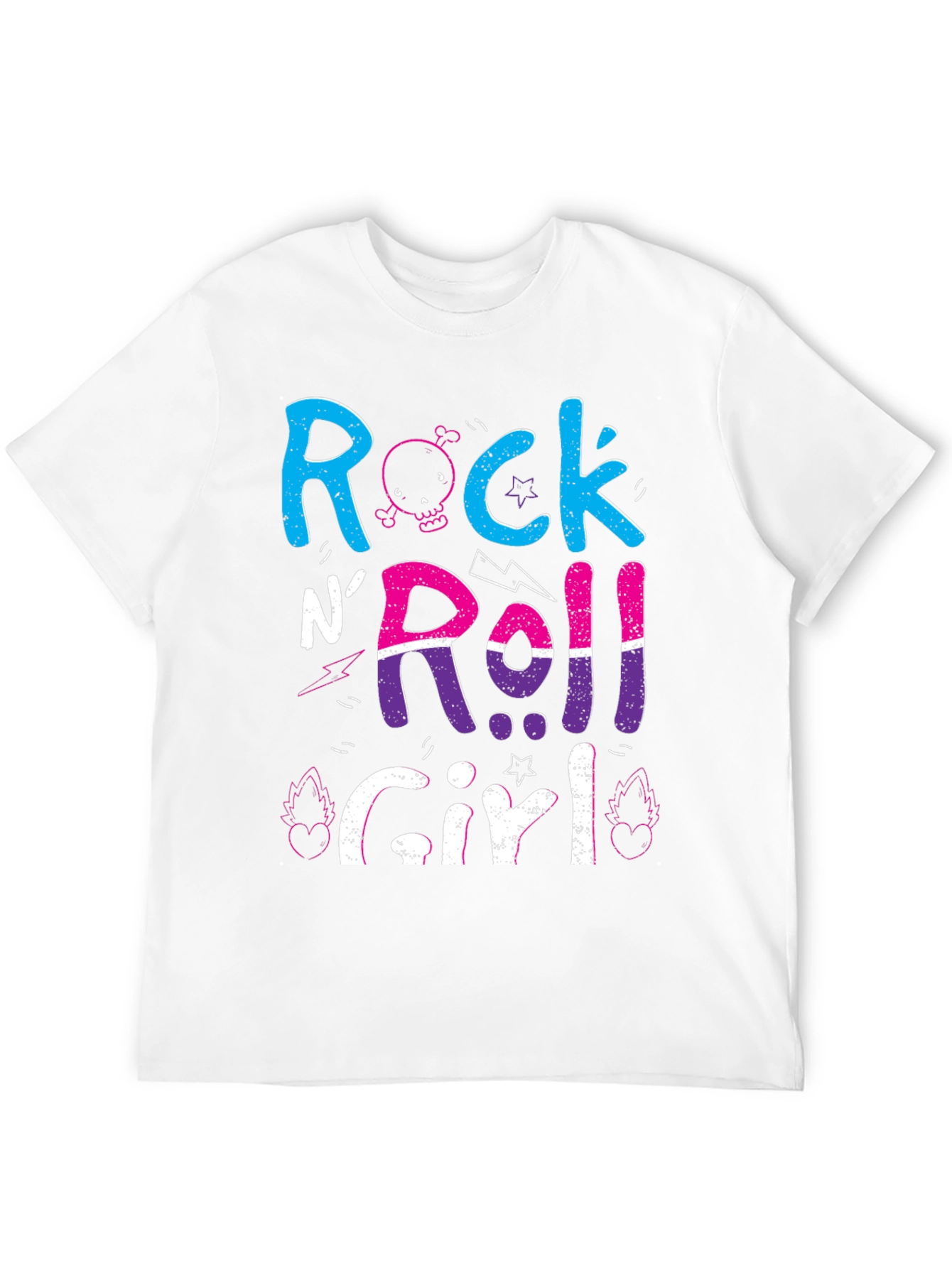 Rock N Roll Girl Graphic T-Shirt