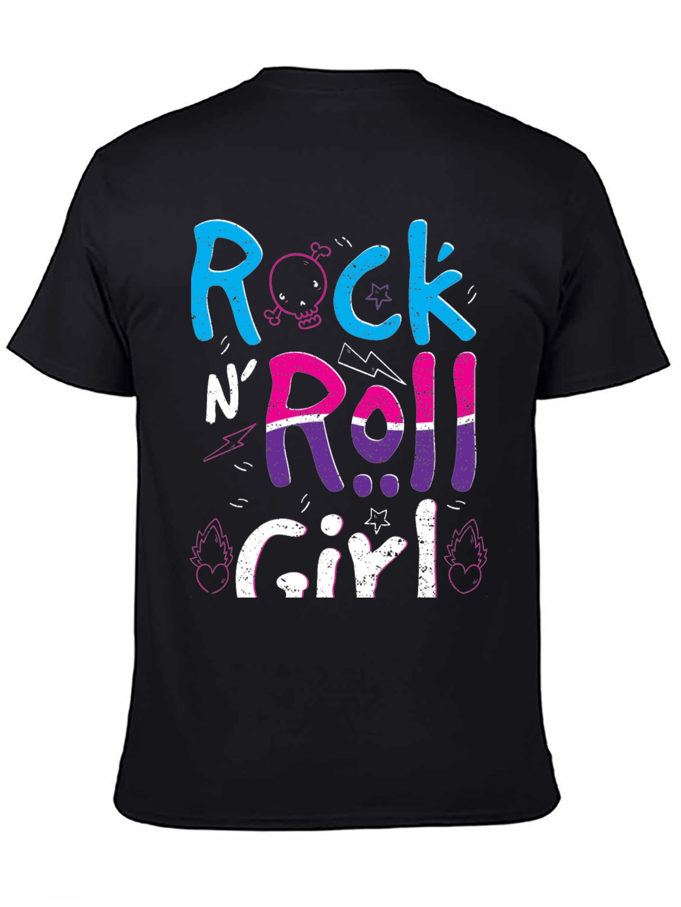 Rock N Roll Girl Graphic T-Shirt