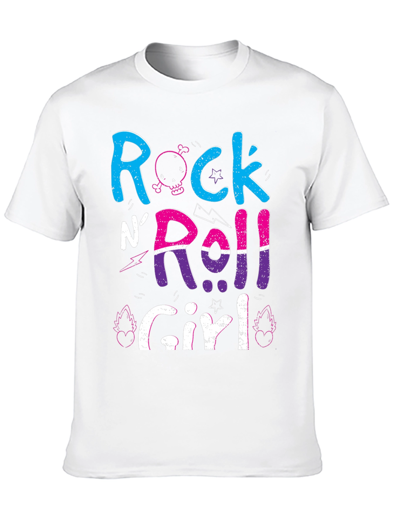 Rock N Roll Girl Graphic T-Shirt