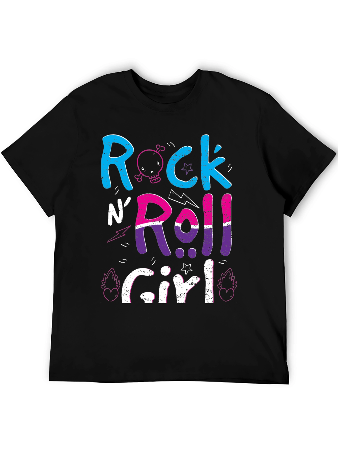 Rock N Roll Girl Graphic T-Shirt