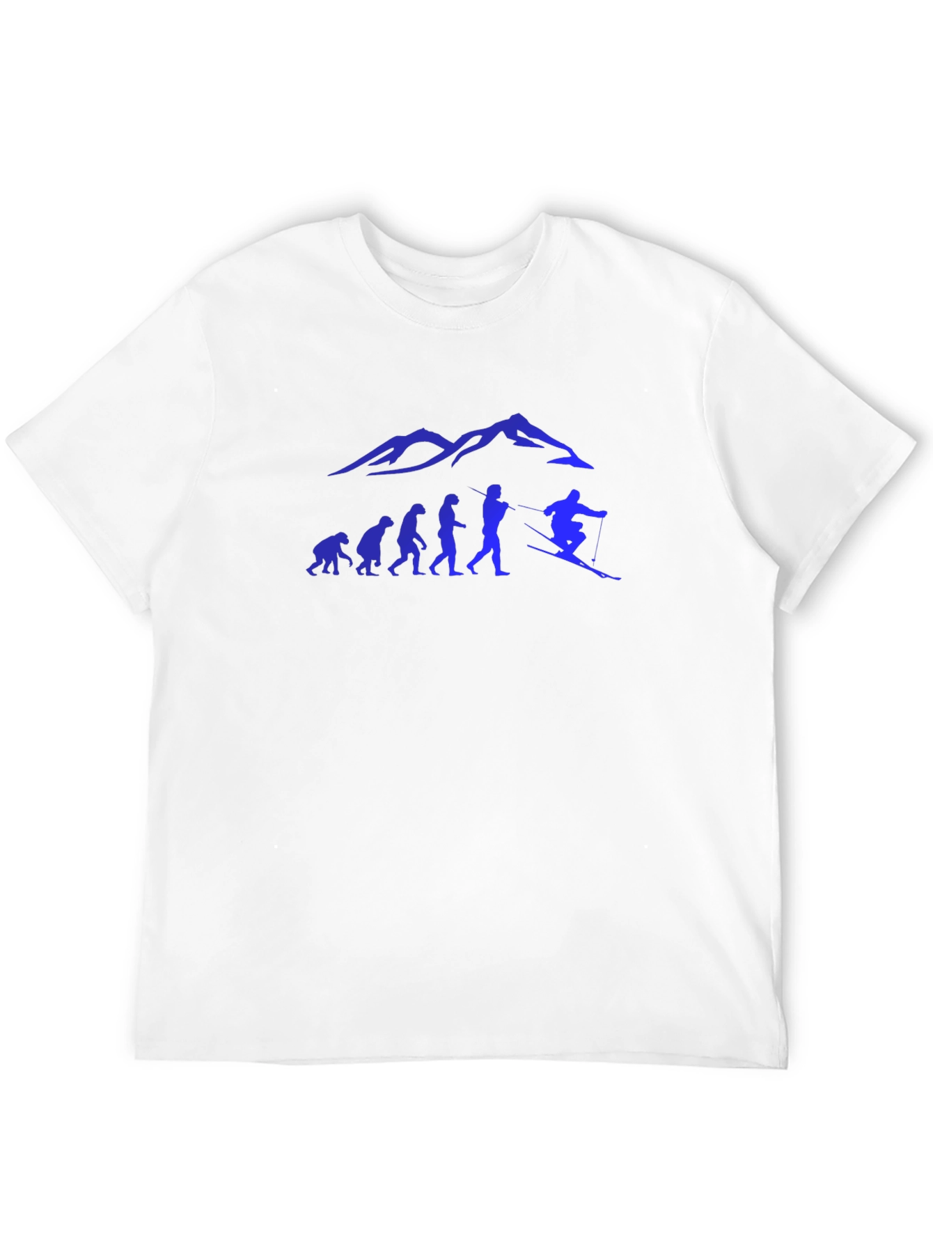 Evolution Ski T-Shirt - Black Cotton