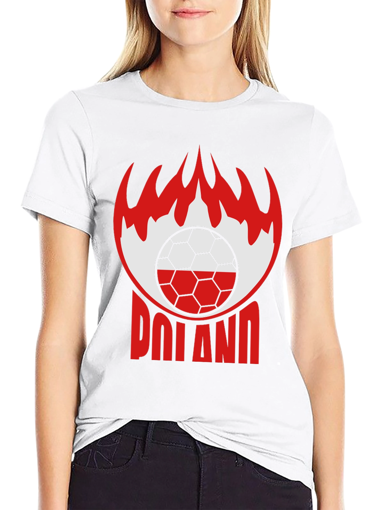 Poland Soccer Graphic Tee