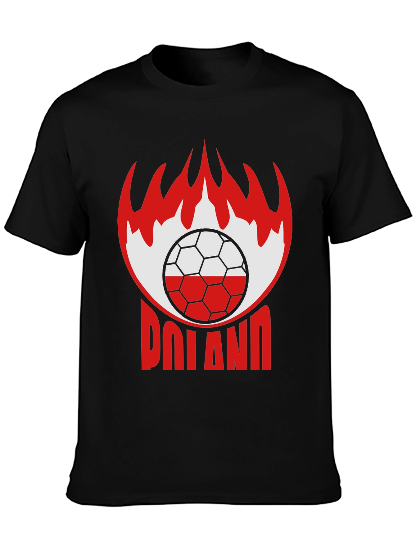 Poland Soccer Graphic Tee