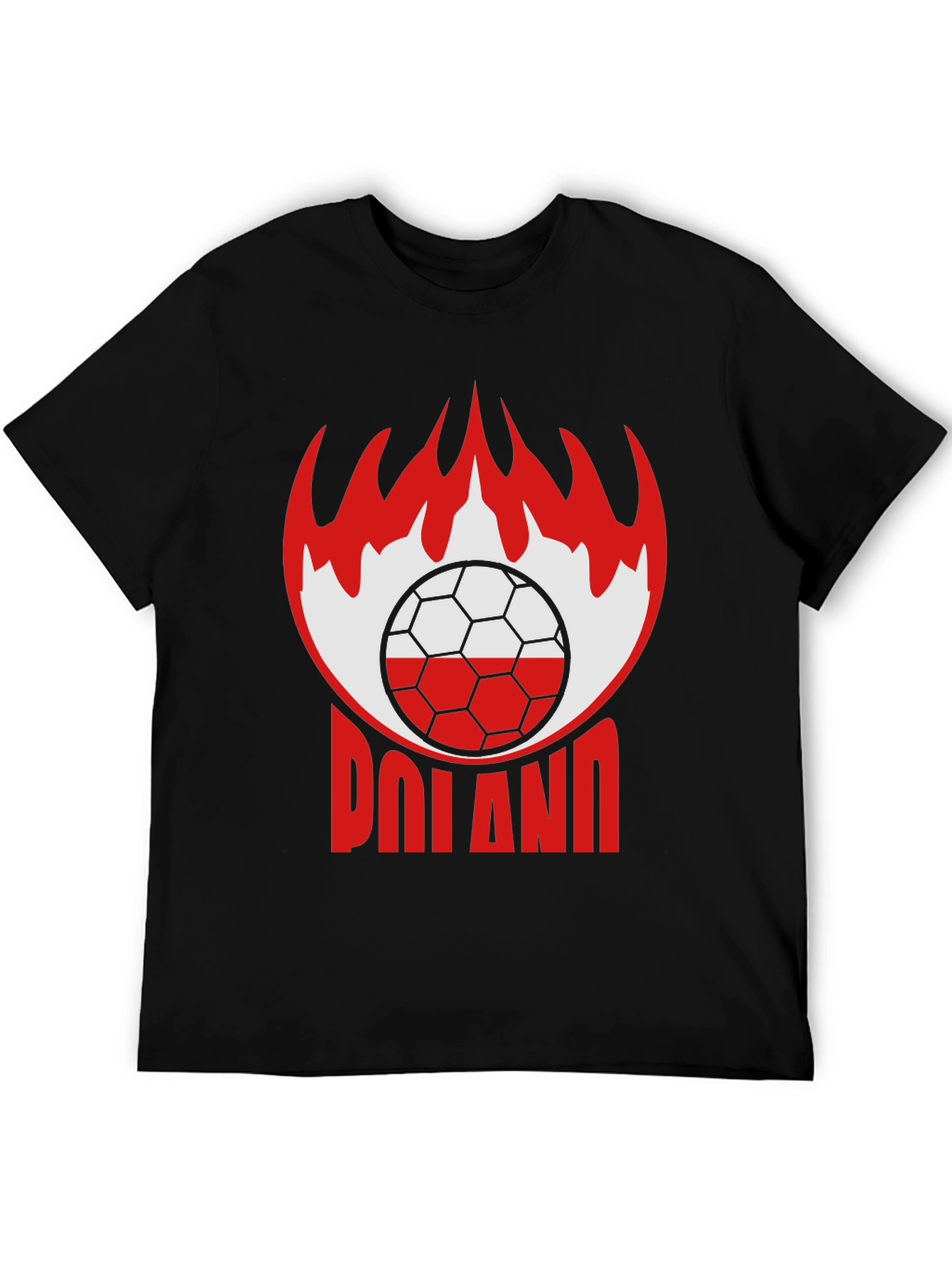 Poland Soccer Graphic Tee