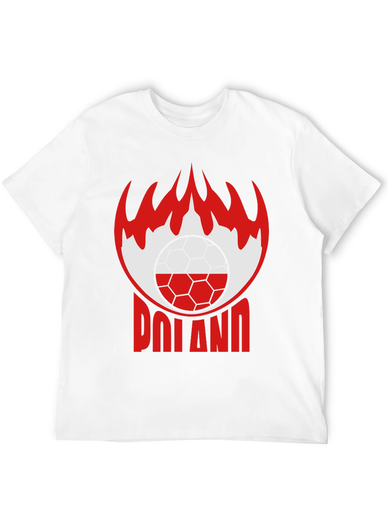 Poland Soccer Graphic Tee