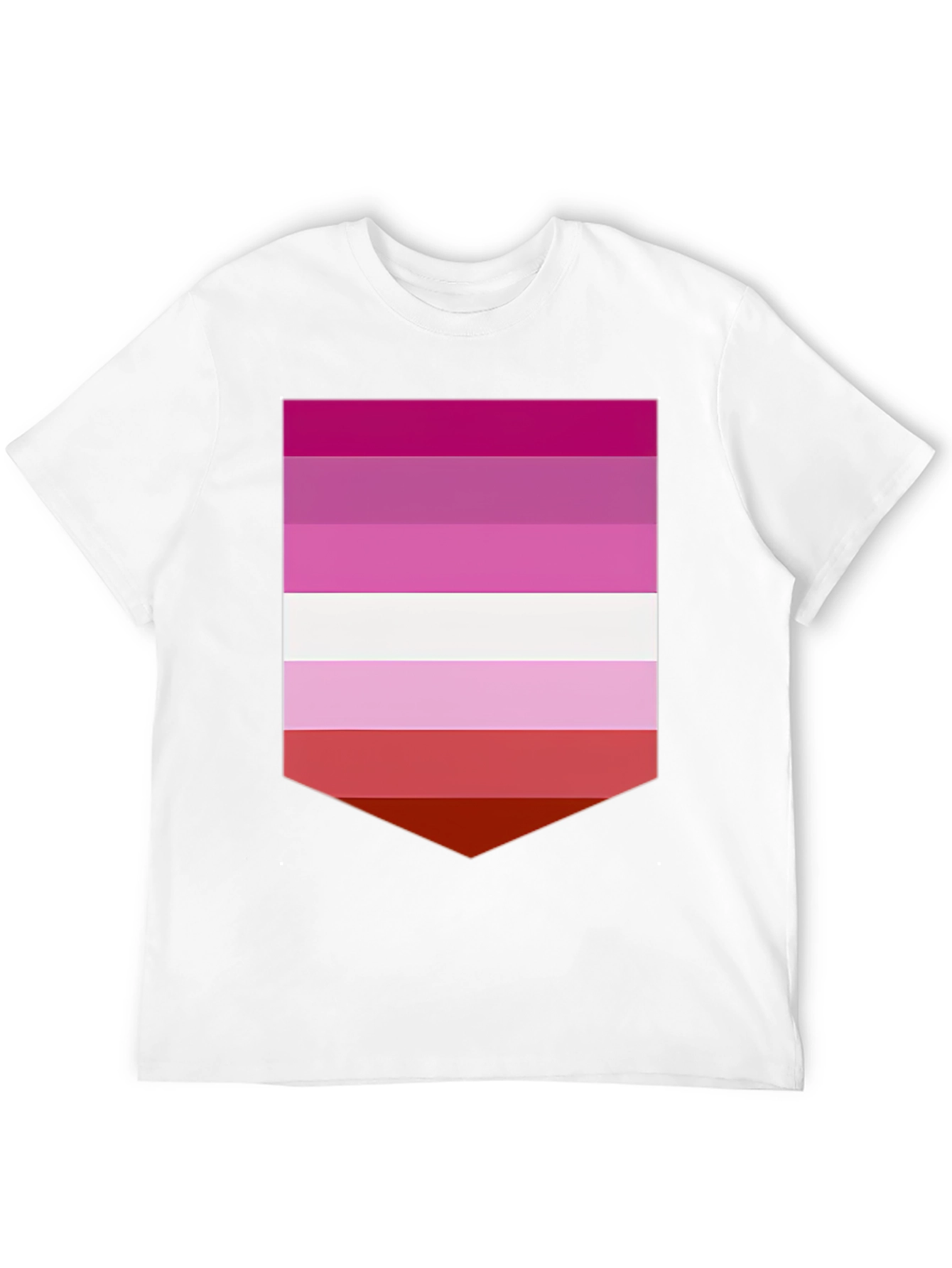Lesbian Pride Flag Graphic T-Shirt