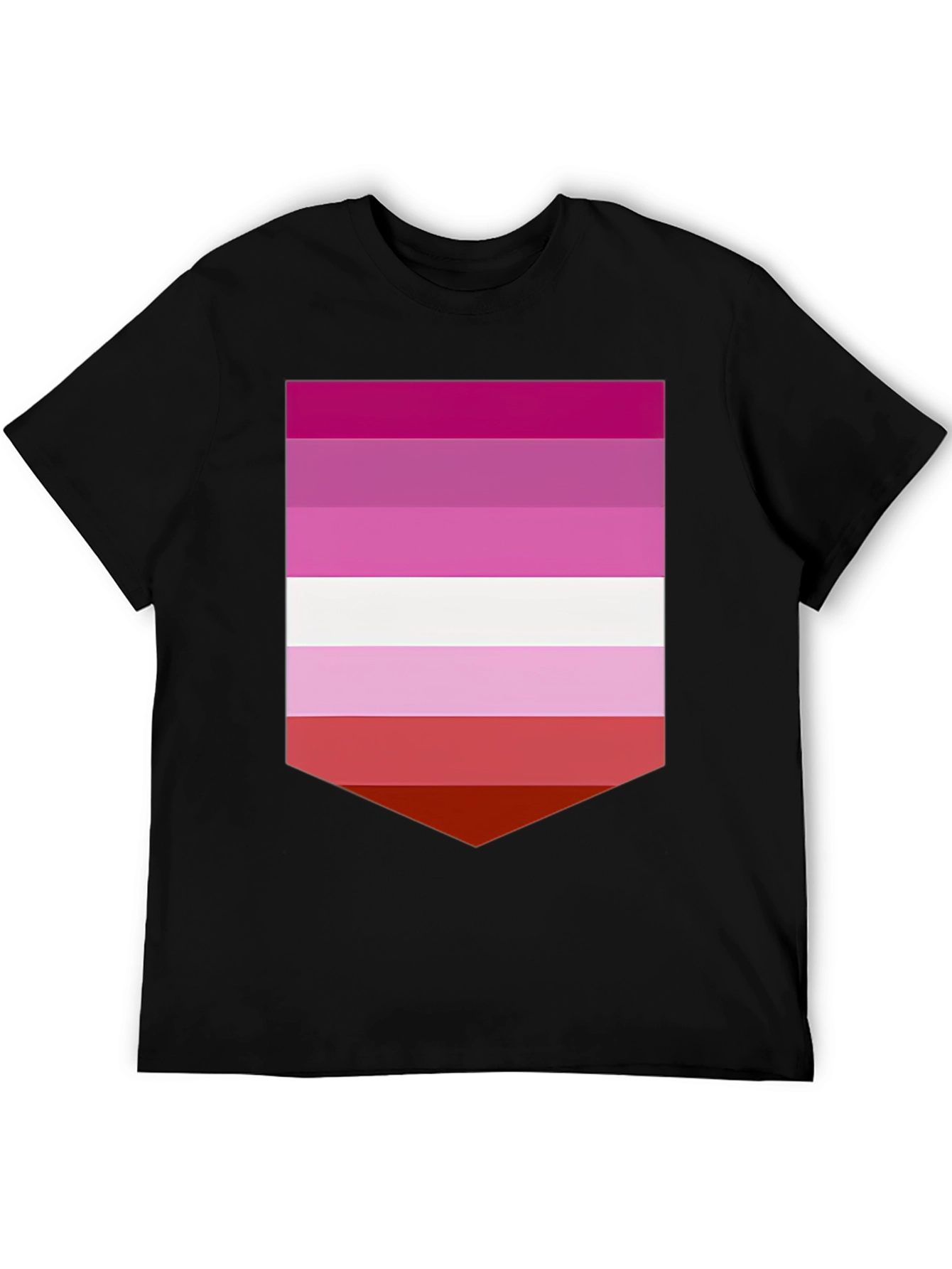 Lesbian Pride Flag Graphic T-Shirt