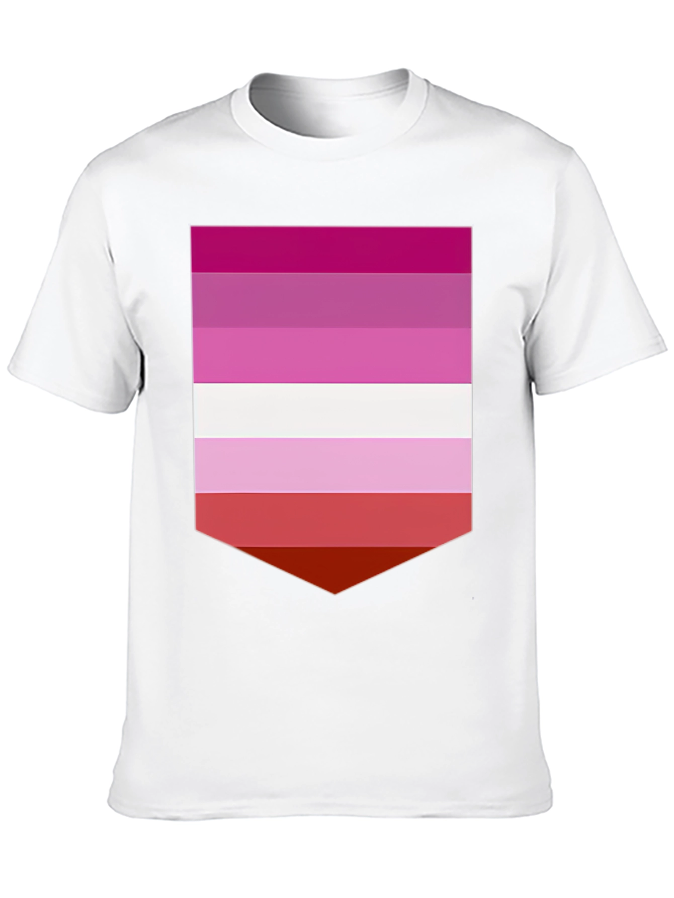 Lesbian Pride Flag Graphic T-Shirt