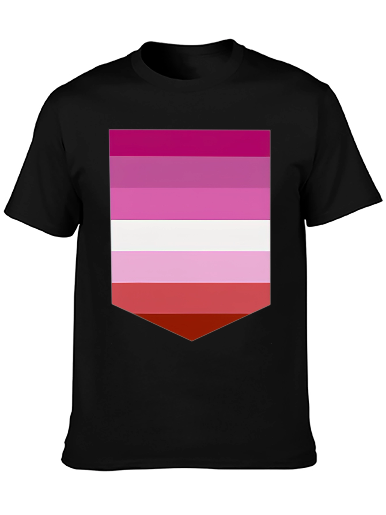 Lesbian Pride Flag Graphic T-Shirt