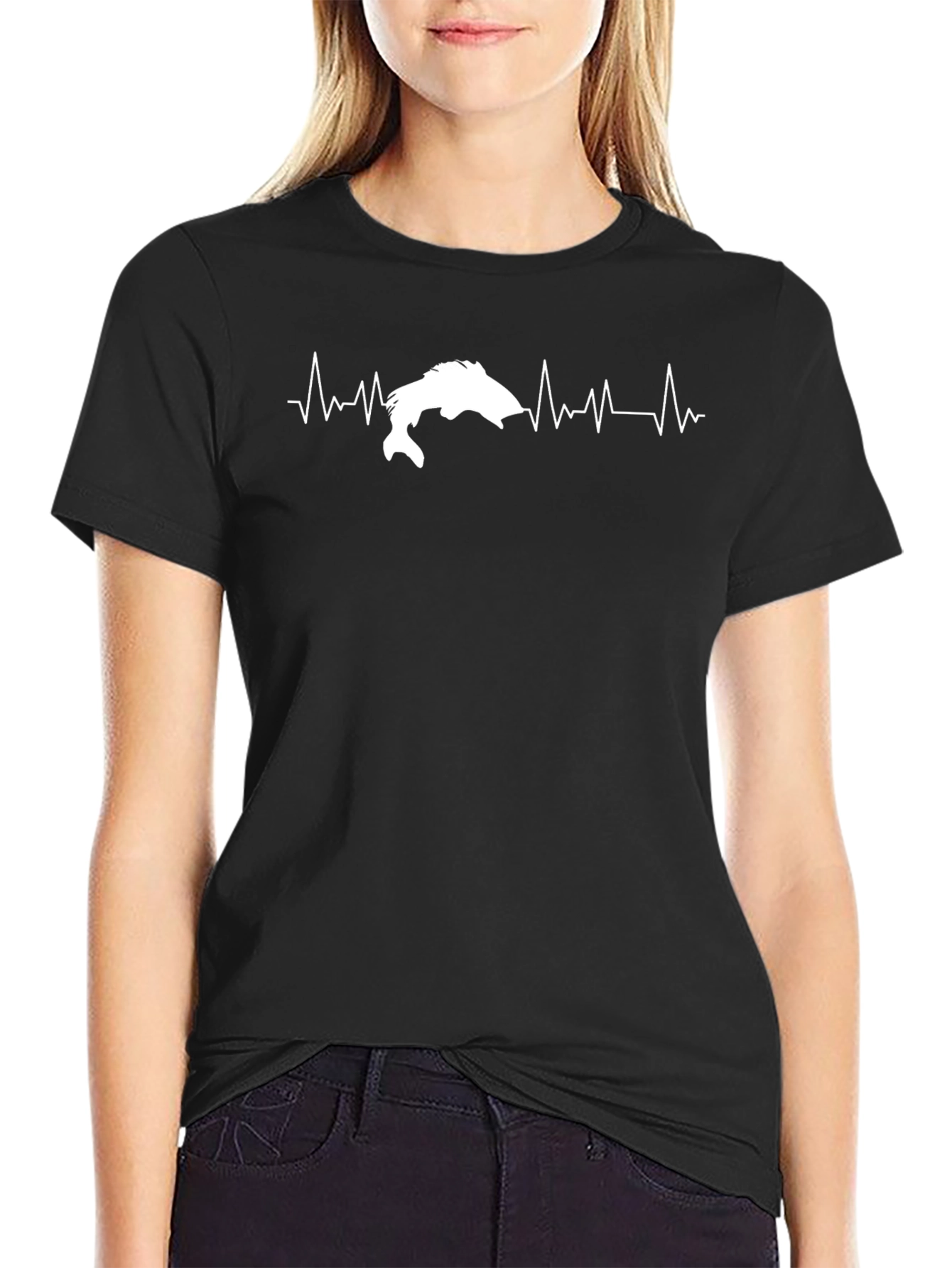 Fishing Heartbeat T-Shirt - Anglers Passion