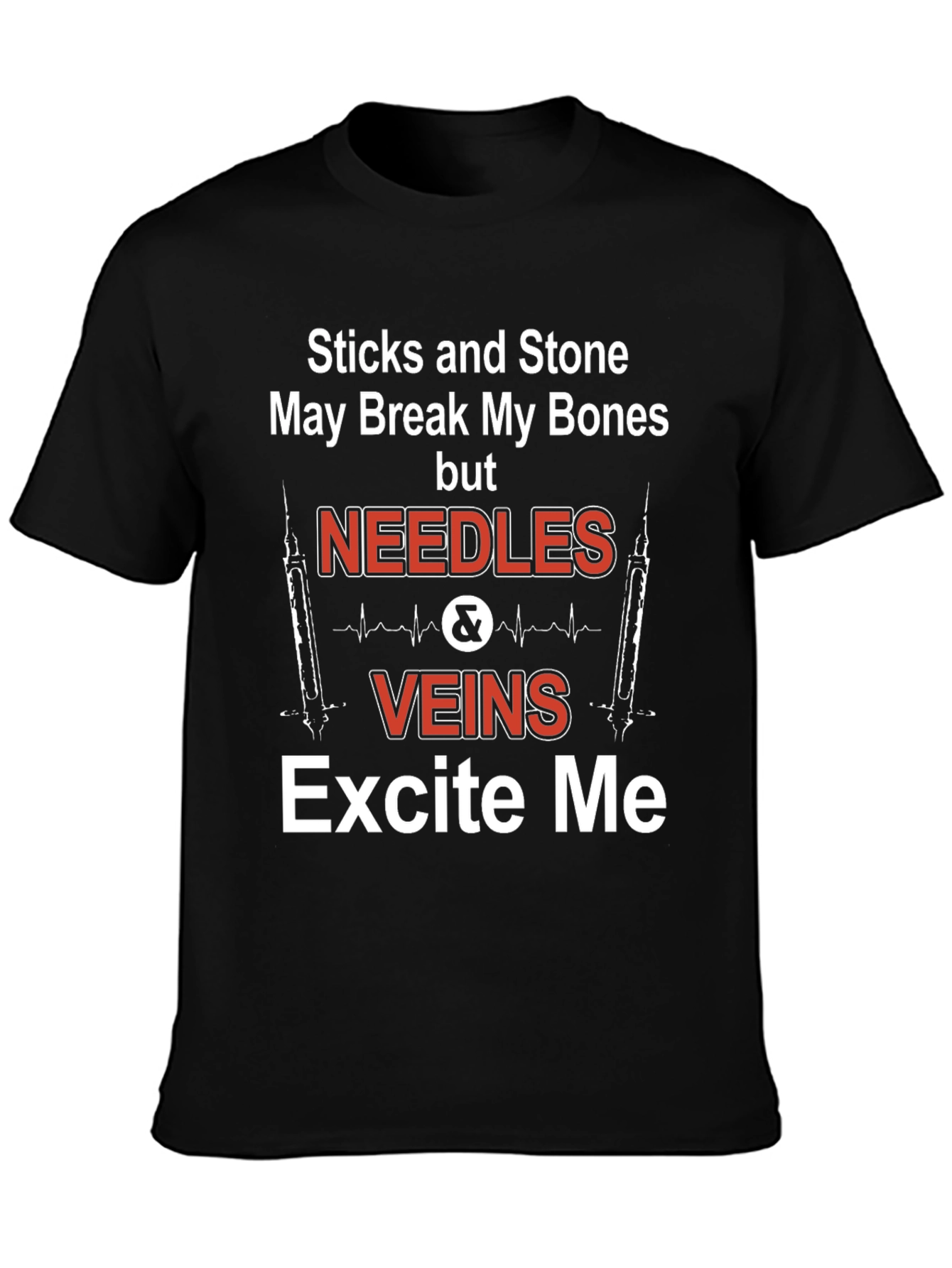 Needles & Veins Excite Me Graphic T-Shirt