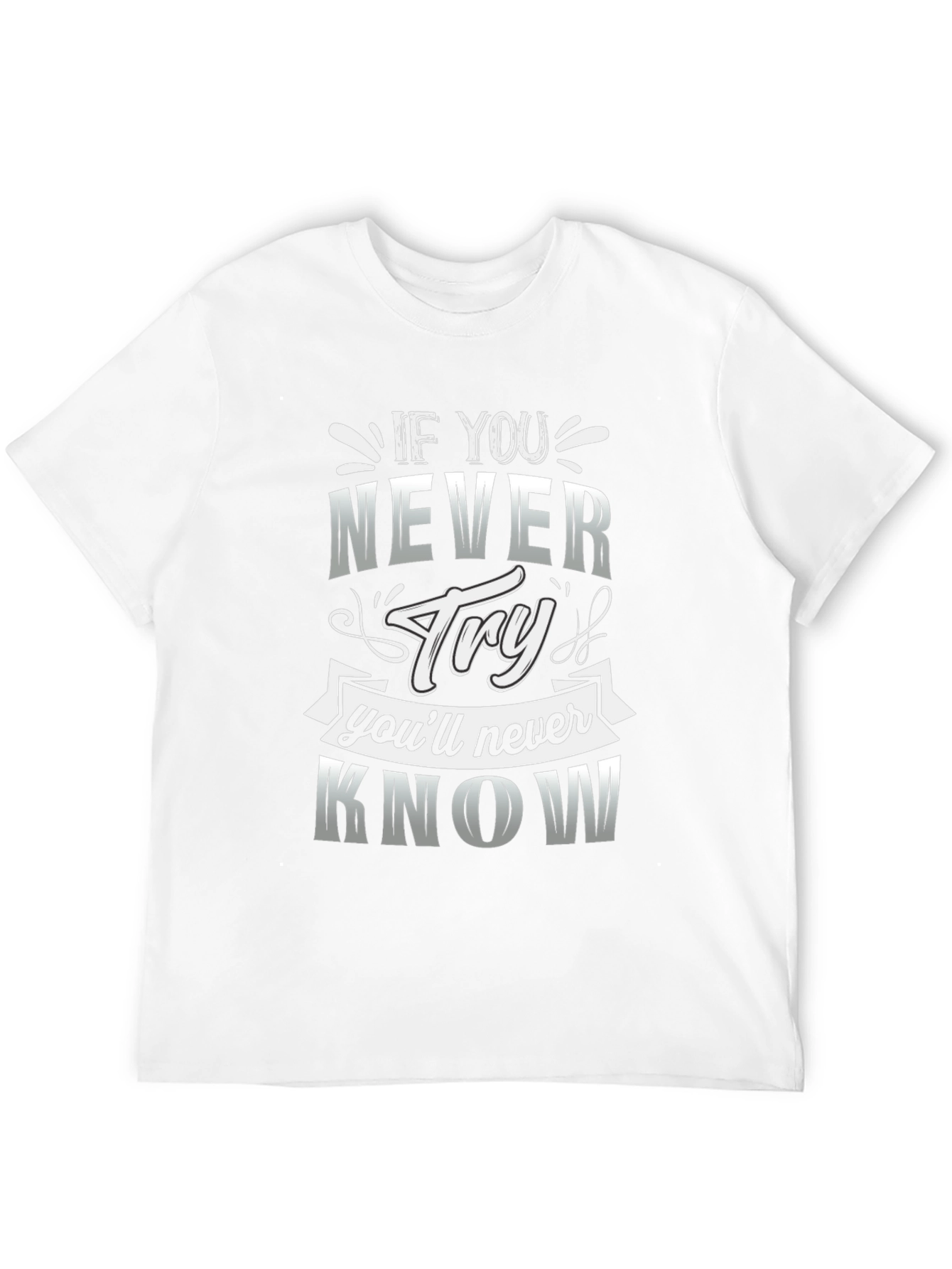Motivational Quote Graphic T-Shirt