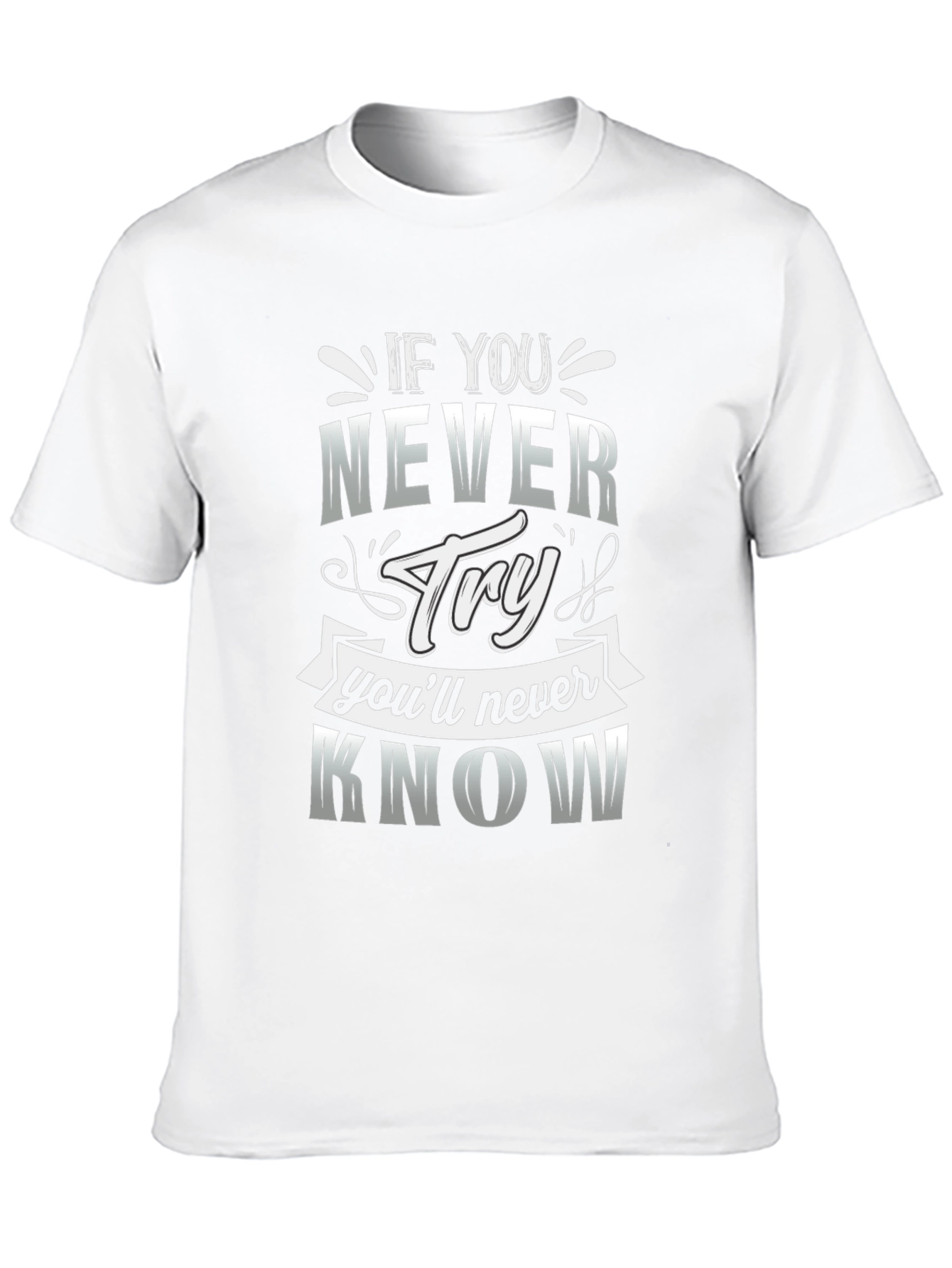 Motivational Quote Graphic T-Shirt