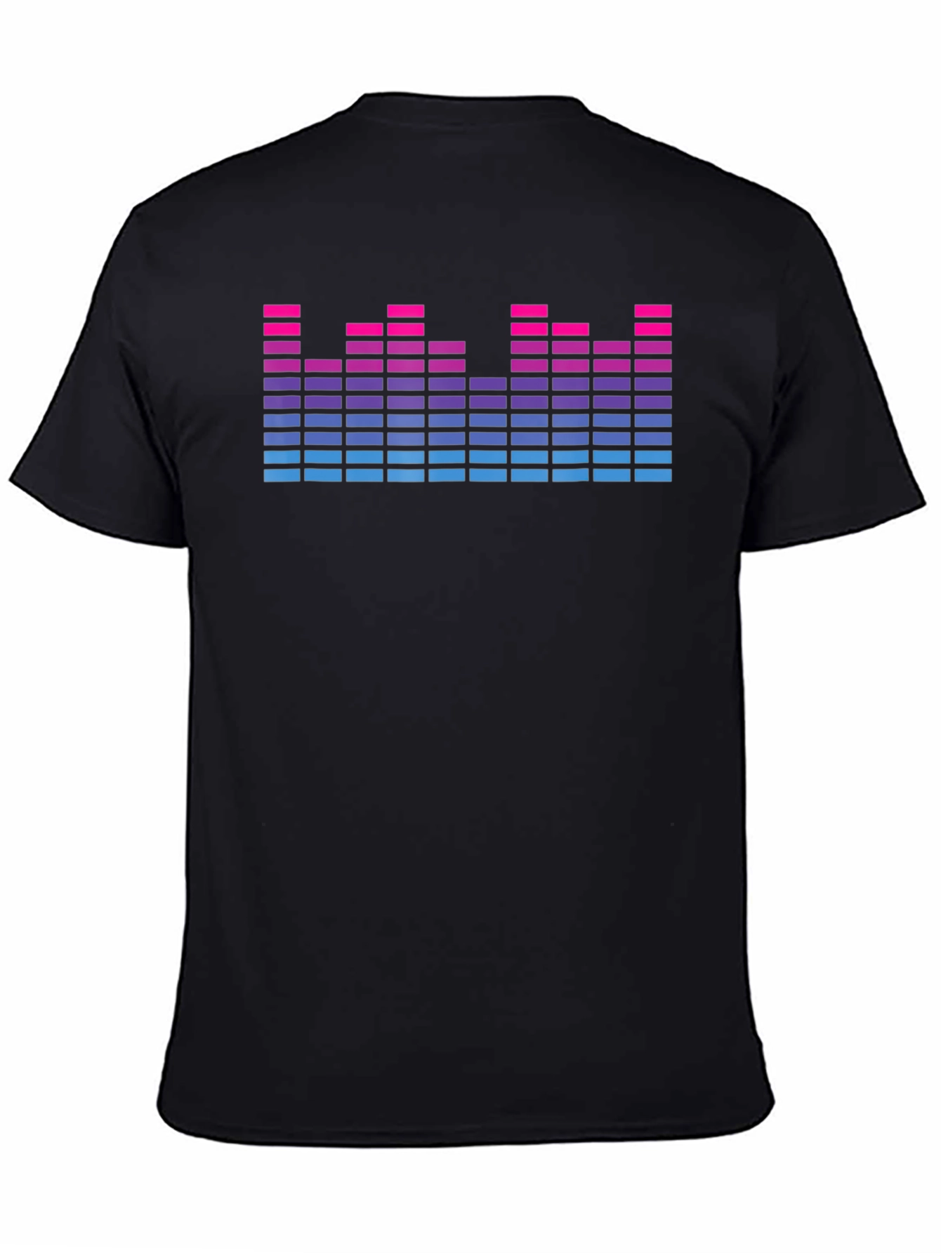 Retro Equalizer Graphic Print T-Shirt