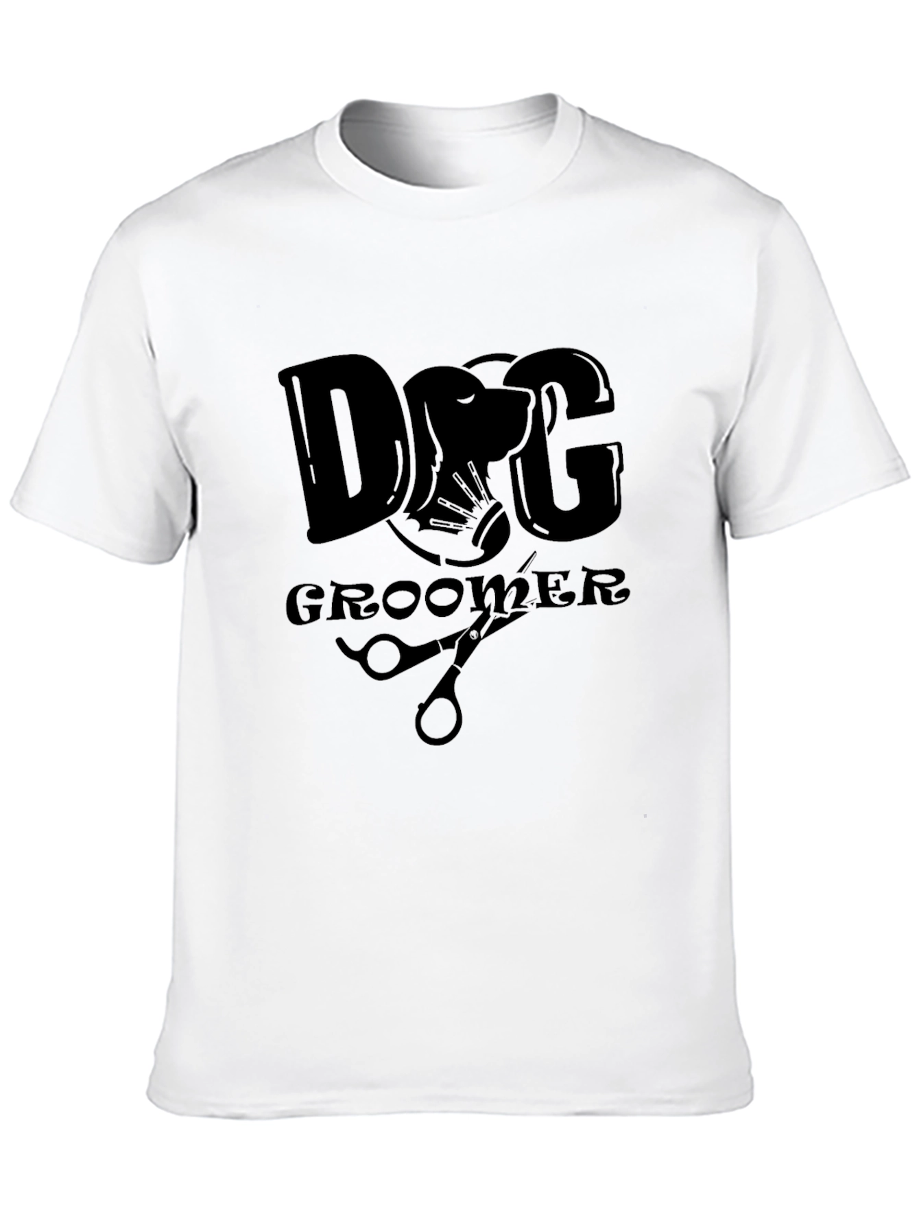 Dog Groomer T-Shirt - Unisex Black Graphic Tee