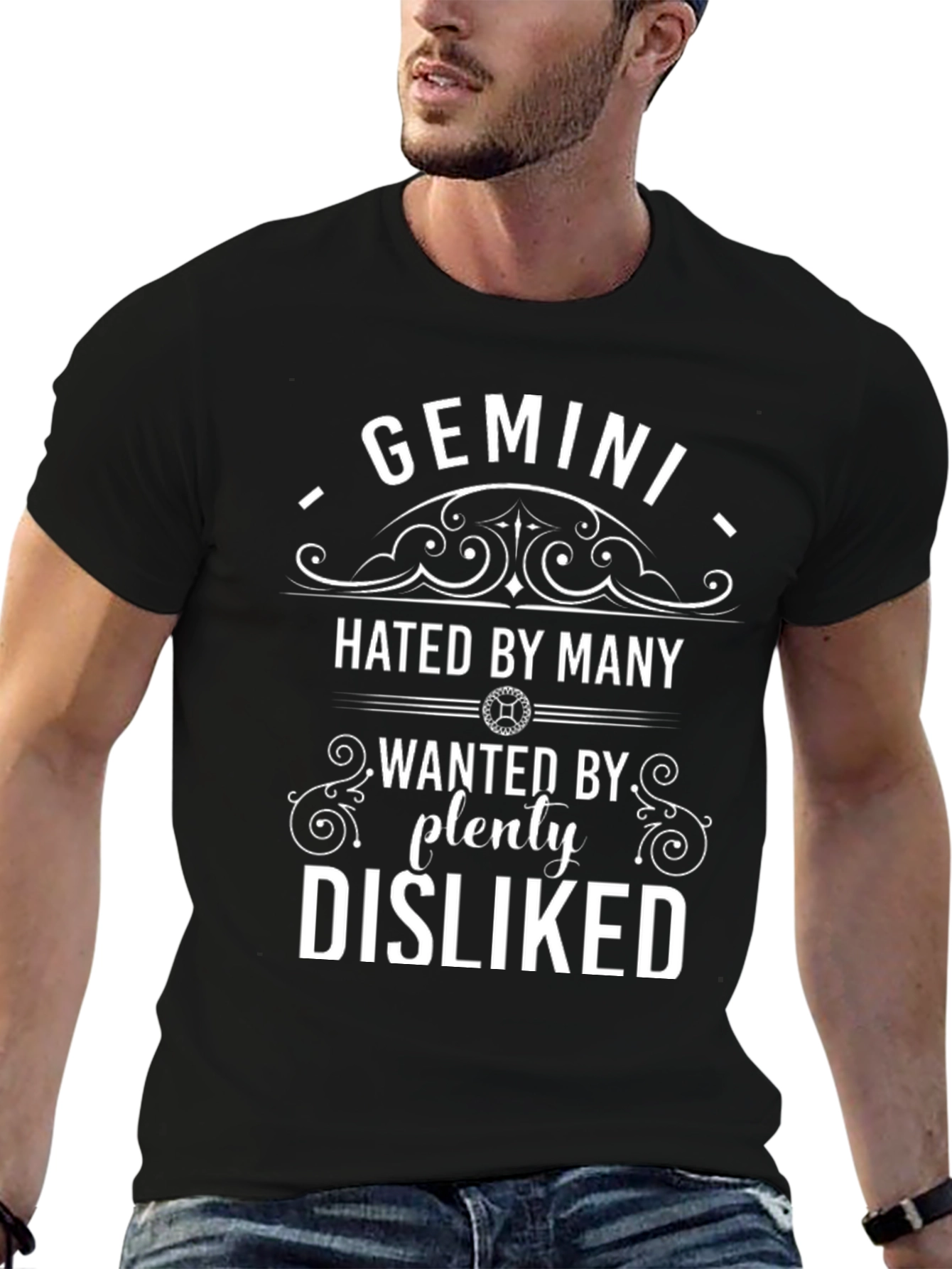 Gemini Hated/Wanted Funny Graphic T-Shirt