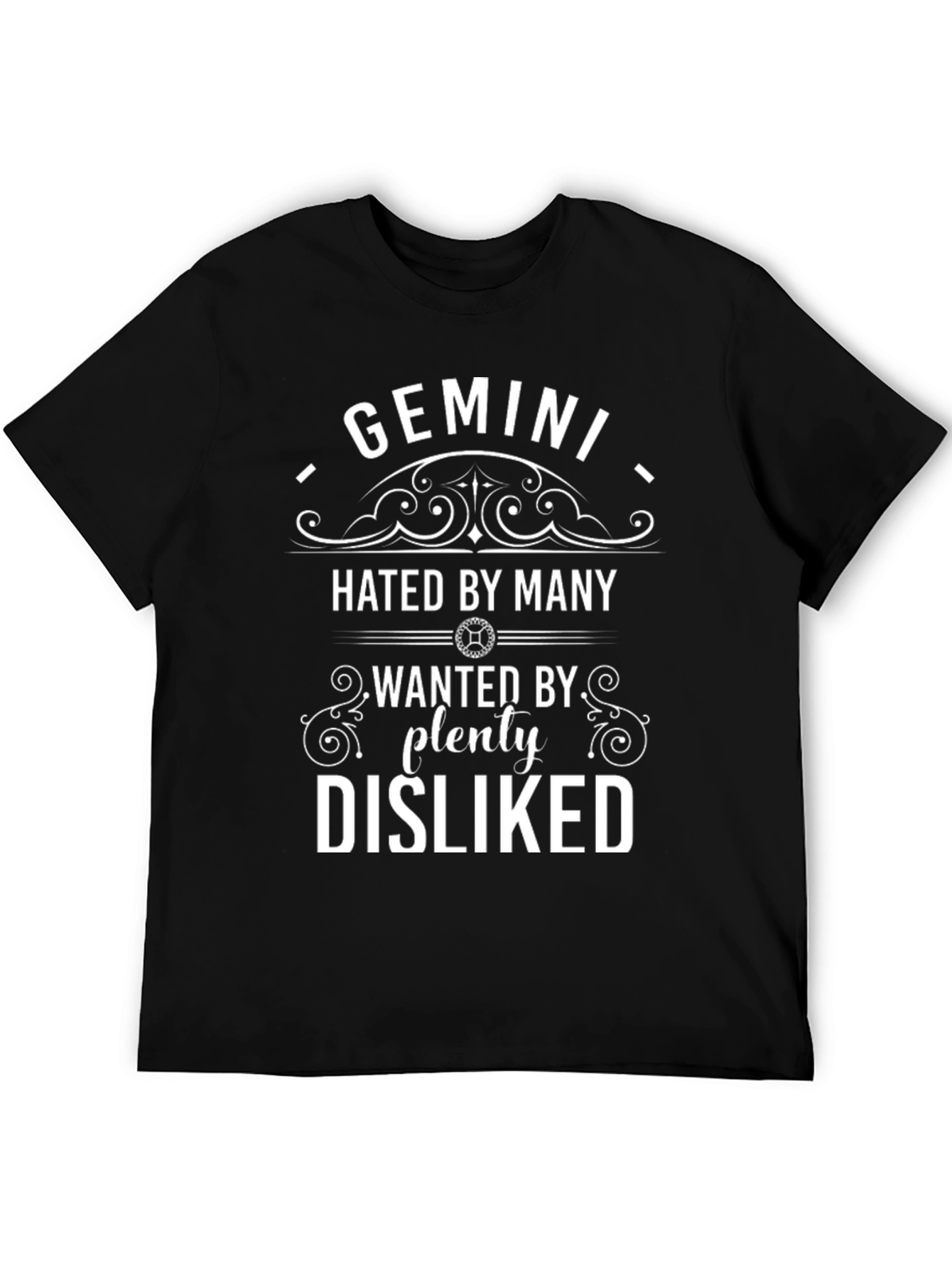 Gemini Hated/Wanted Funny Graphic T-Shirt