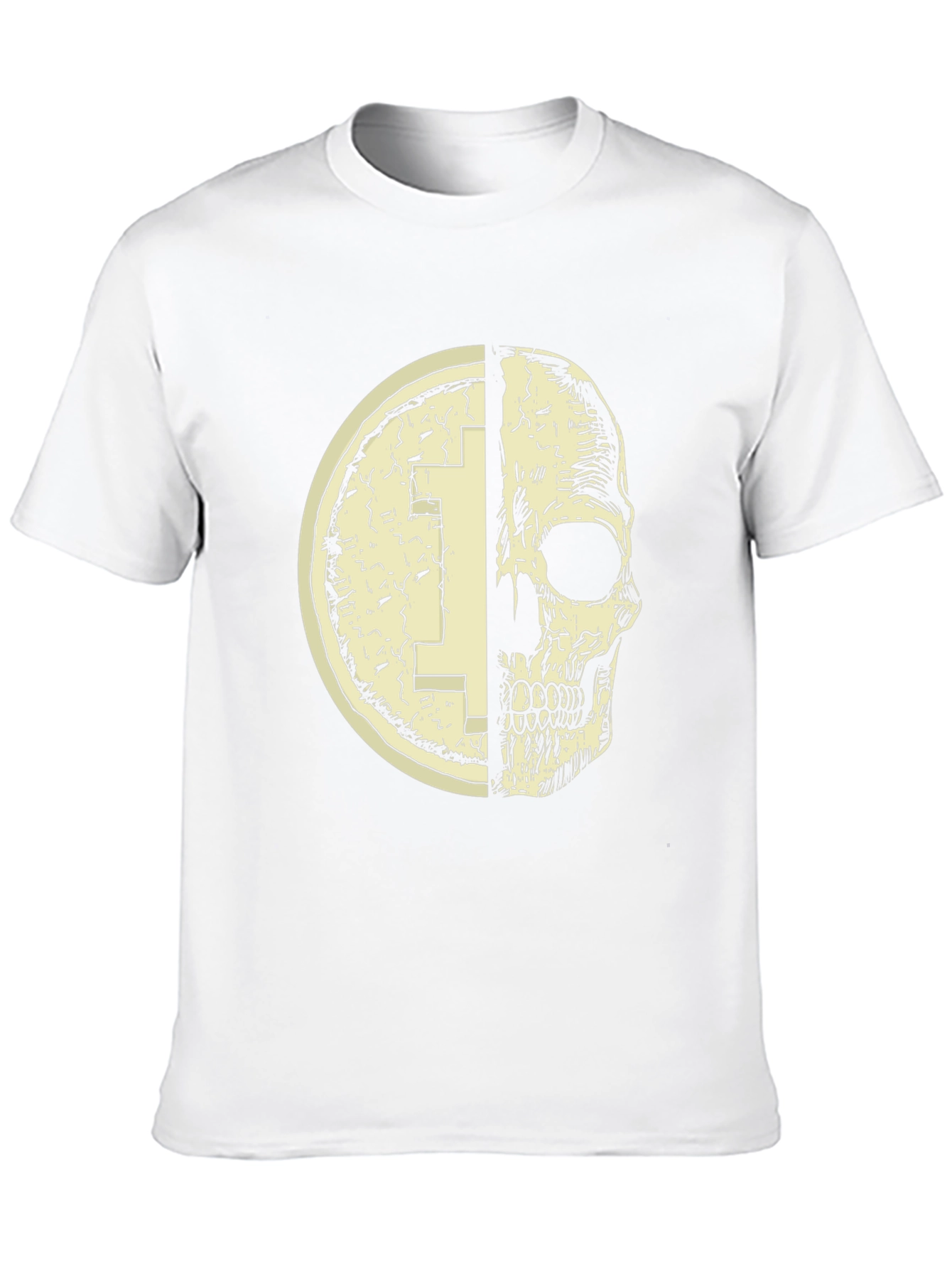 Coin Skull T-Shirt - Edgy Graphic Tee