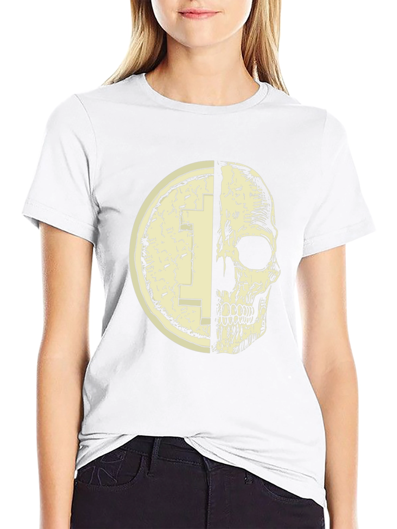 Coin Skull T-Shirt - Edgy Graphic Tee
