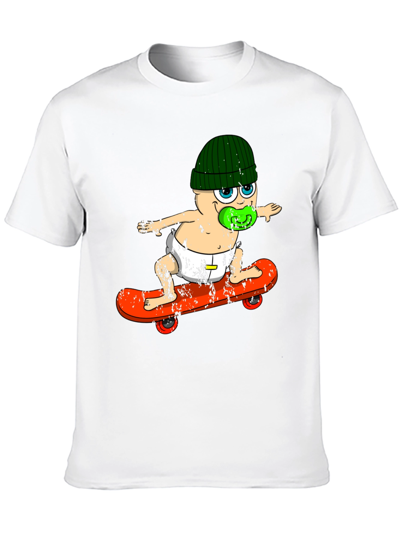Baby Skateboarder T-Shirt - Cool Graphic Tee