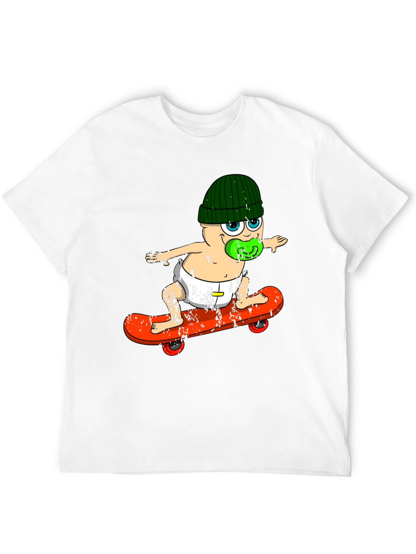 Baby Skateboarder T-Shirt - Cool Graphic Tee