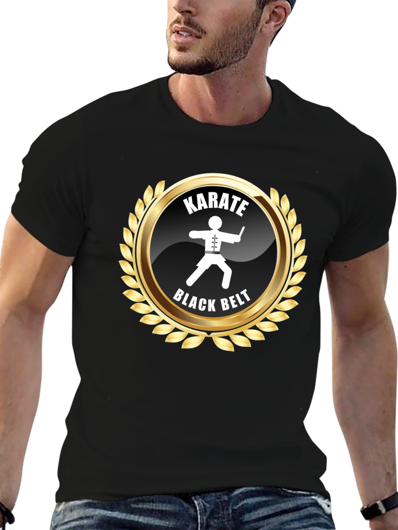 Karate Black Belt T-Shirt - Martial Arts Design