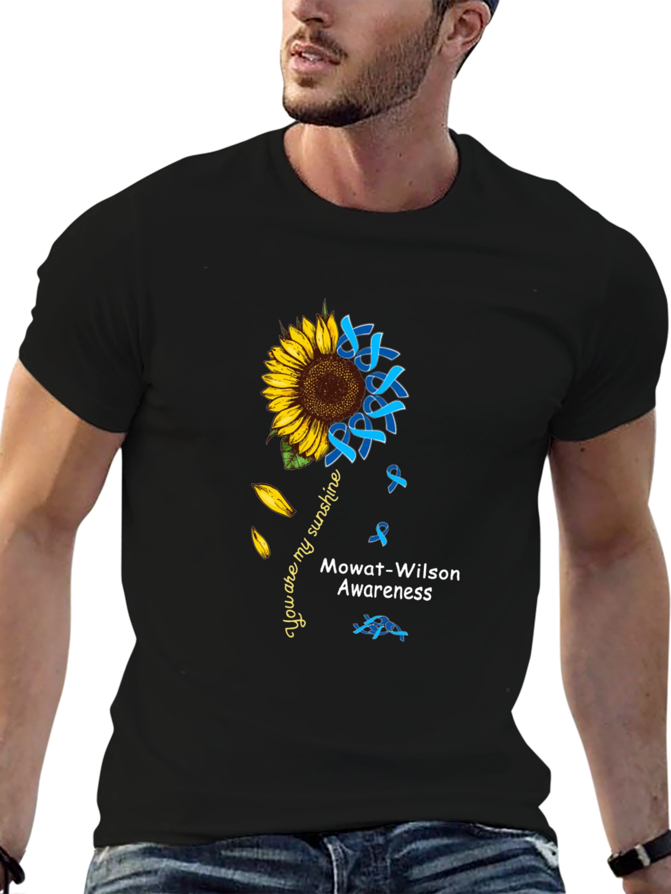 Mowat-Wilson Awareness Sunflower T-Shirt