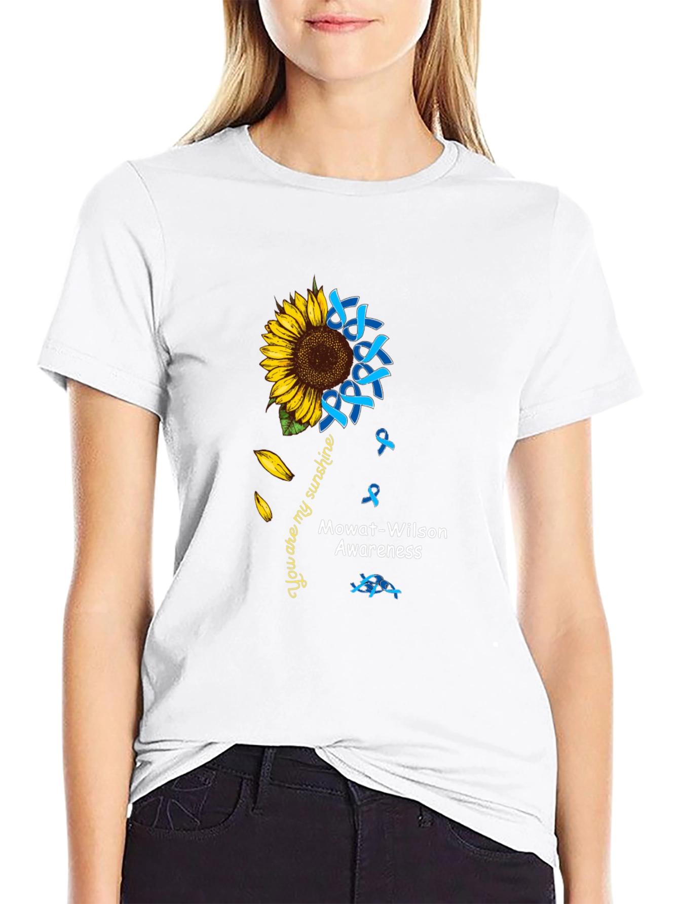 Mowat-Wilson Awareness Sunflower T-Shirt