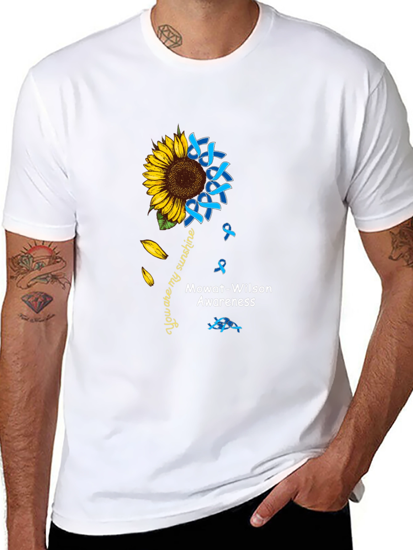 Mowat-Wilson Awareness Sunflower T-Shirt