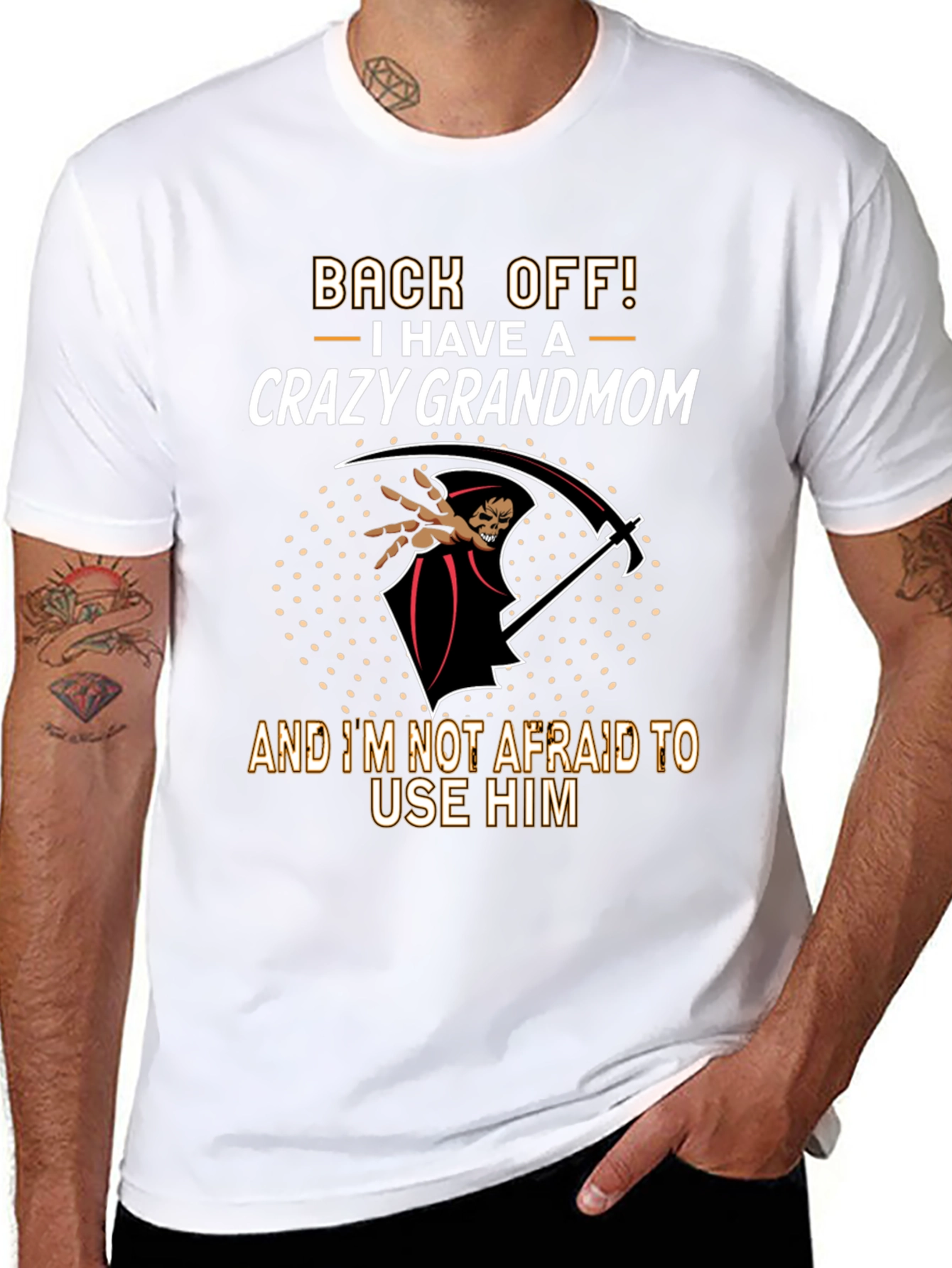 Crazy Grandmom T-Shirt - Back Off Tee