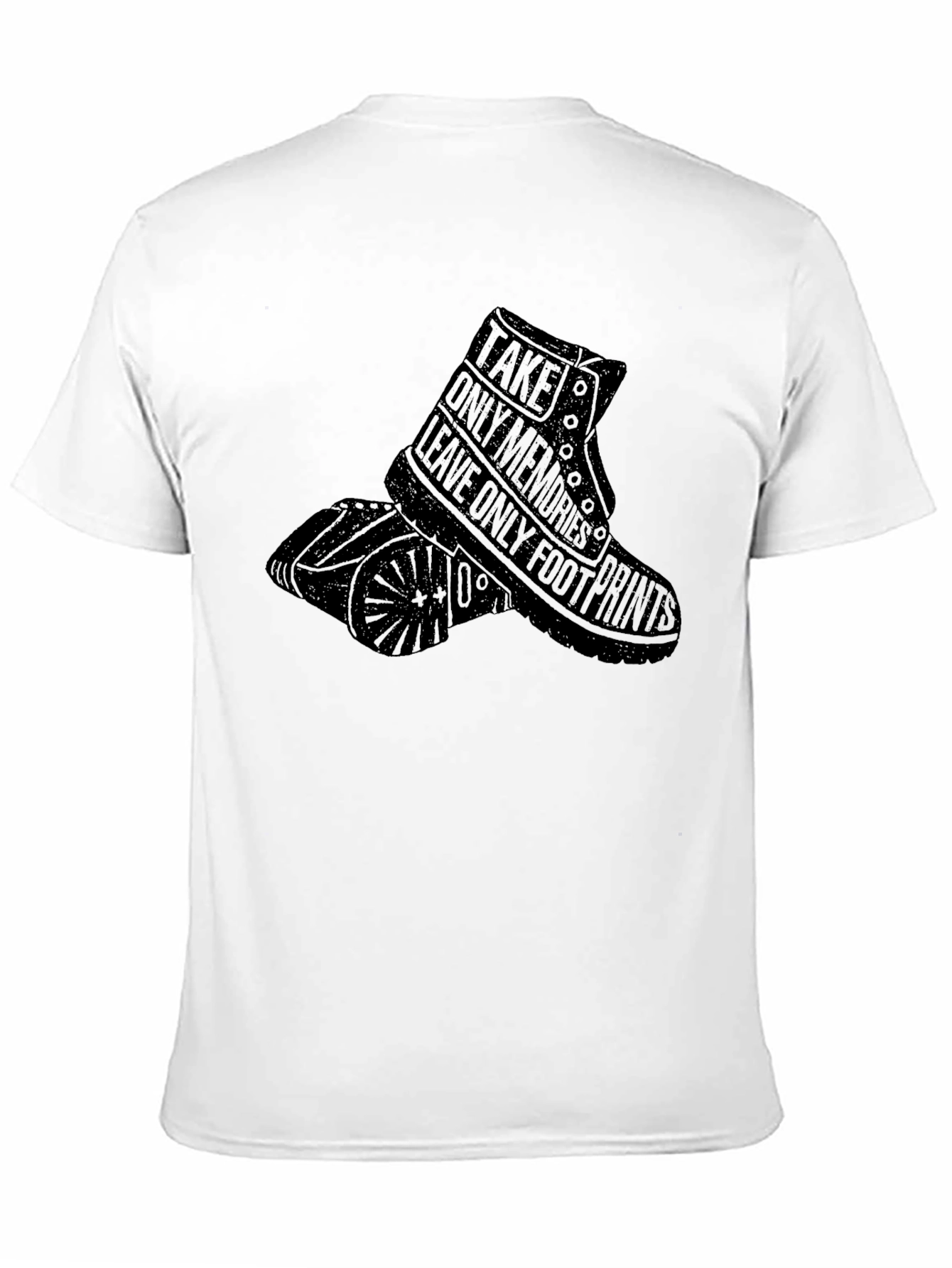 Mens Black Take Only Memories Graphic T-Shirt