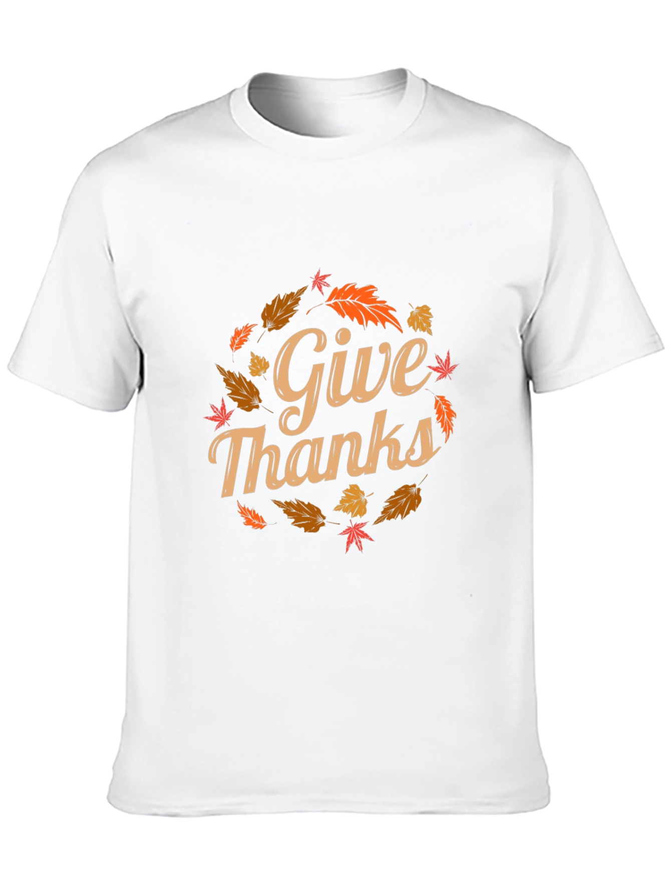 Give Thanks Thanksgiving Graphic Tee