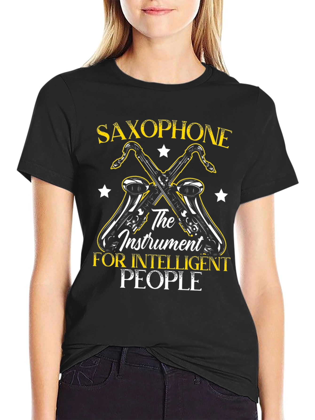 Saxophone Lover T-Shirt - Instrument for Intelligent People