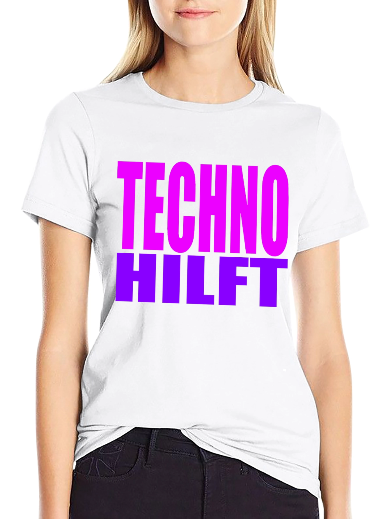 Techno Hilft Graphic Print Tee