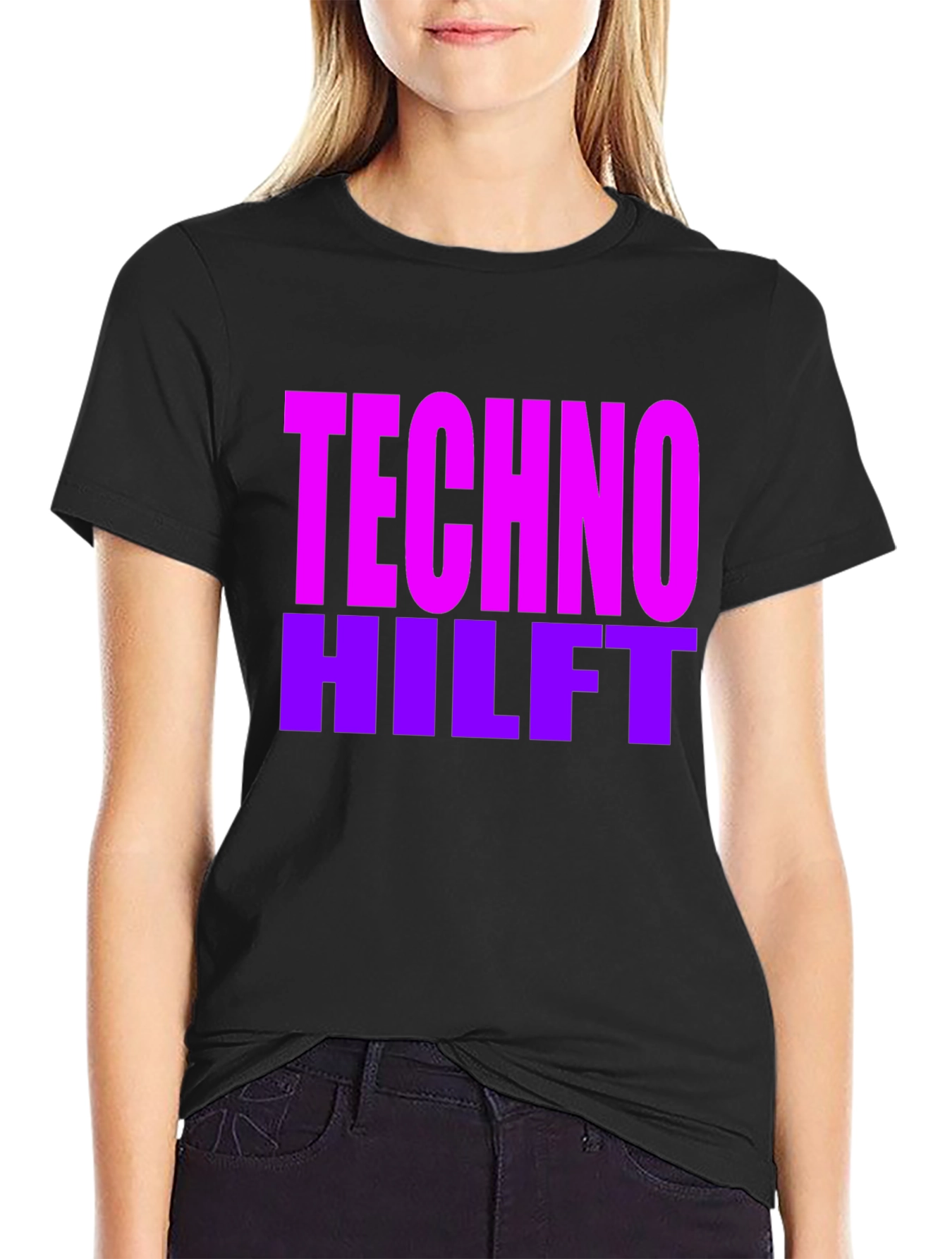 Techno Hilft Graphic Print Tee