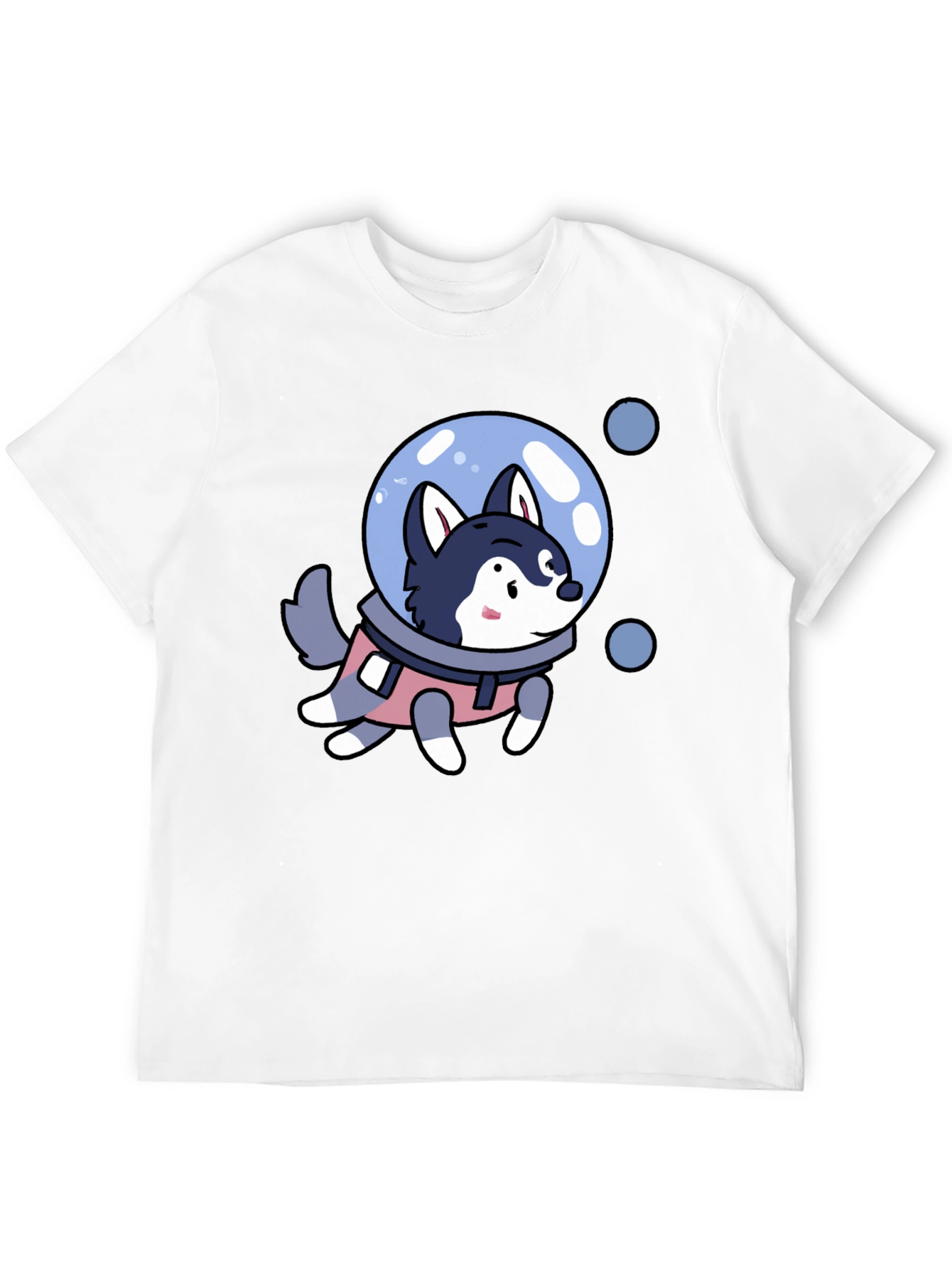 Husky Astronaut T-Shirt - Space Dog Tee