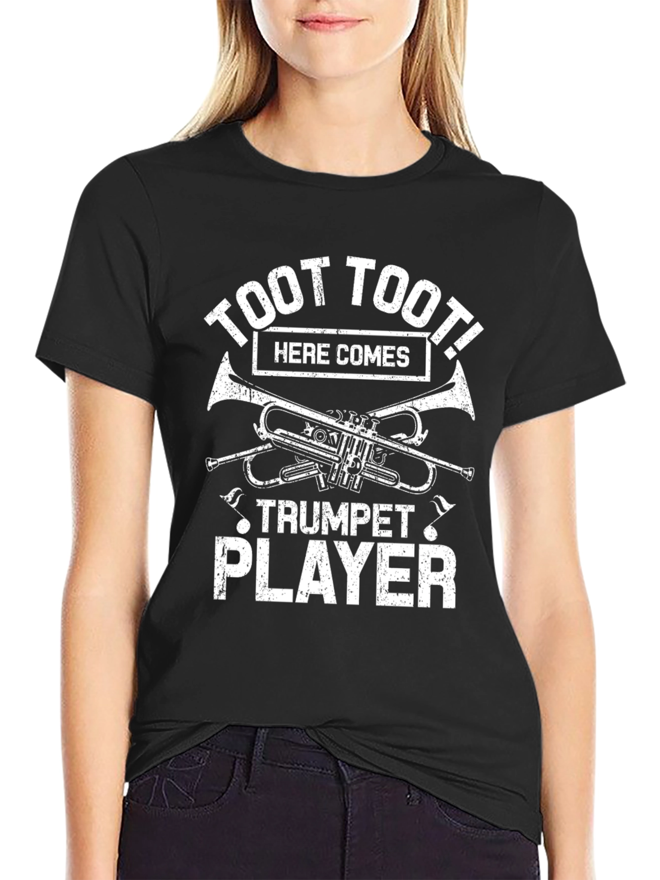 Toot Toot Trumpet Player Graphic Tee