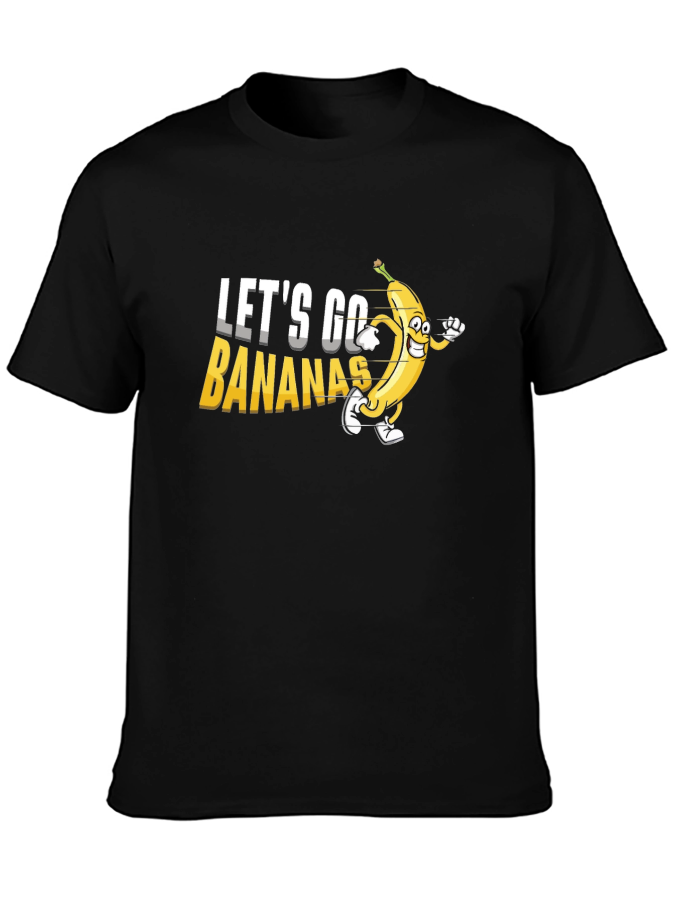Lets Go Bananas Black T-Shirt
