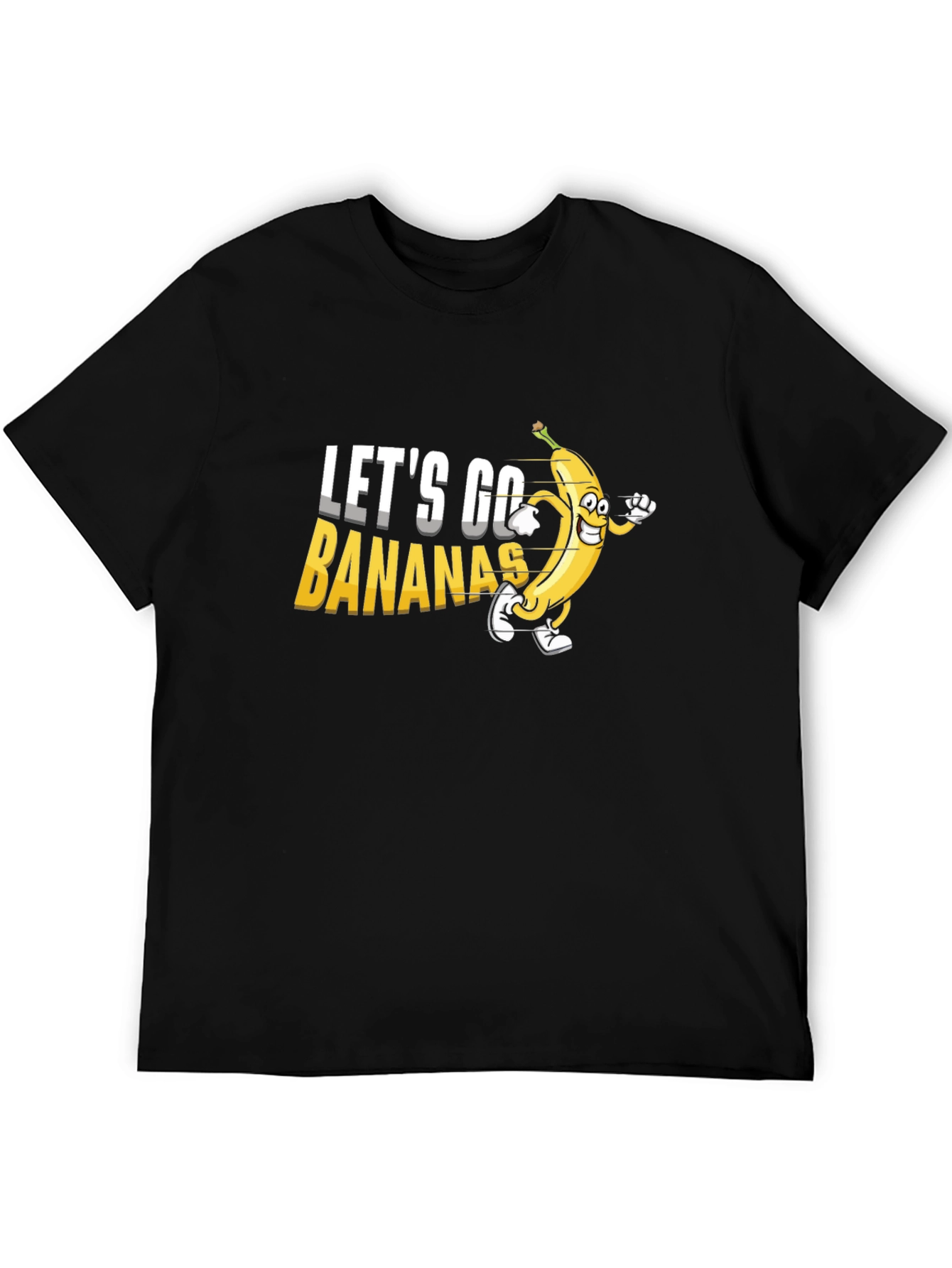 Lets Go Bananas Black T-Shirt