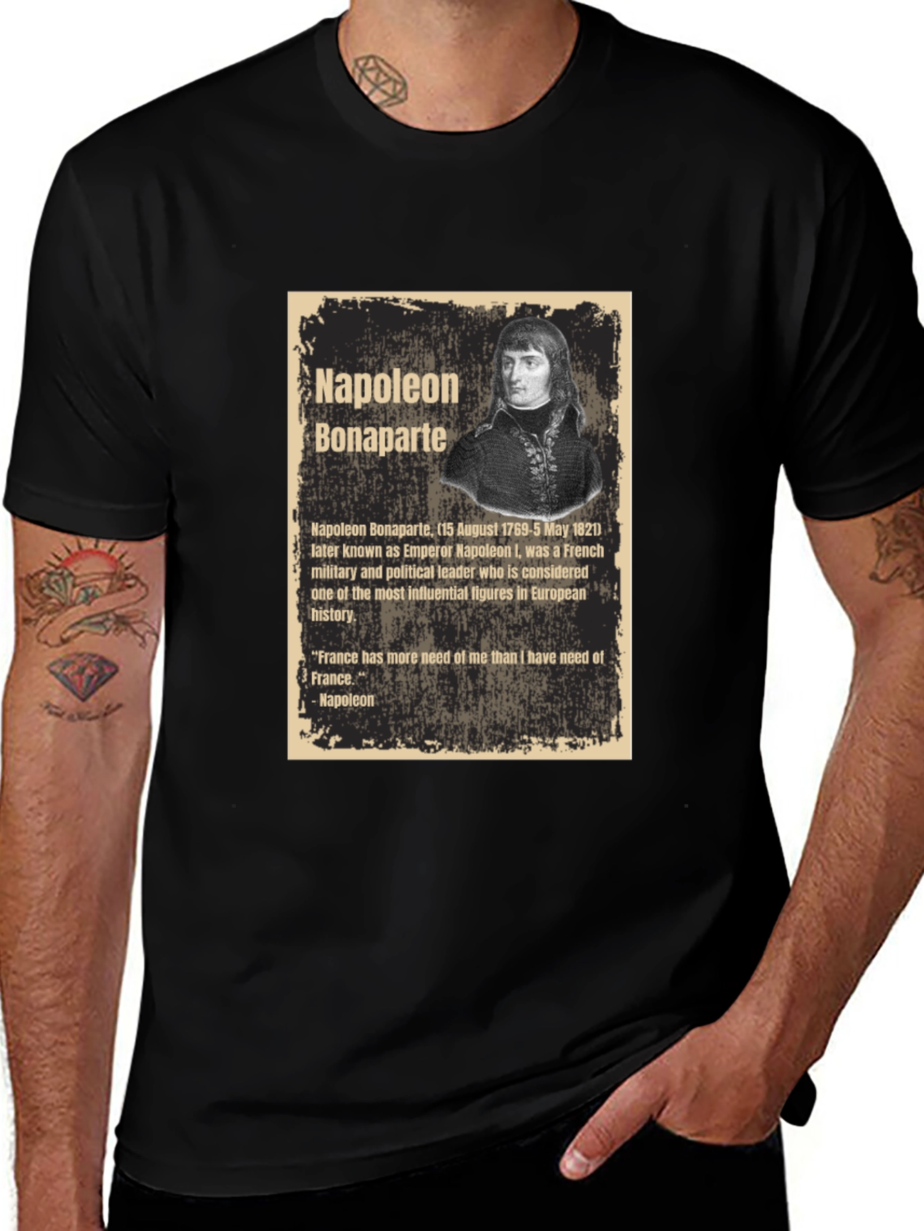 Napoleon Bonaparte Graphic T-Shirt