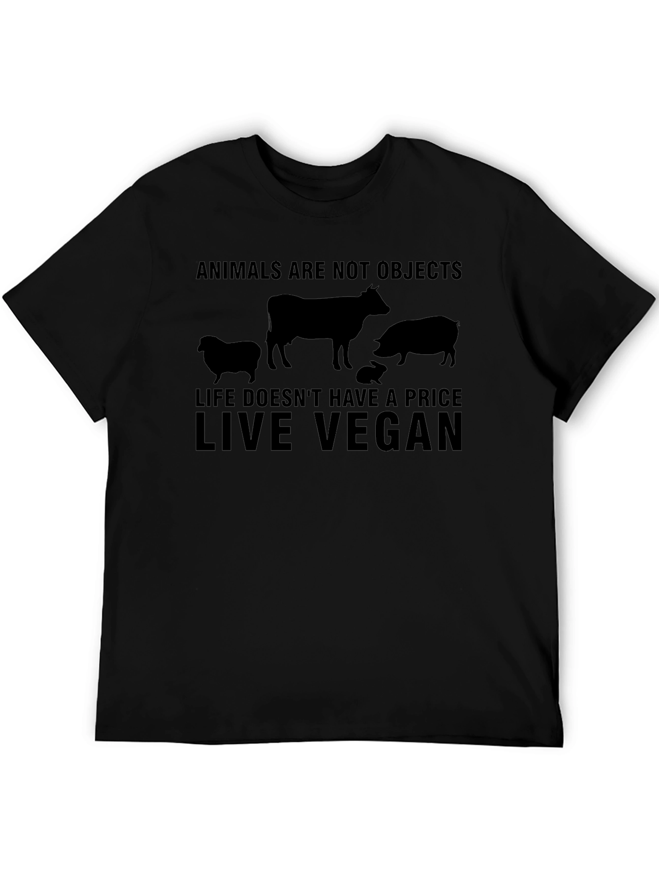 Vegan Life T-Shirt - Animals Are Not Objects