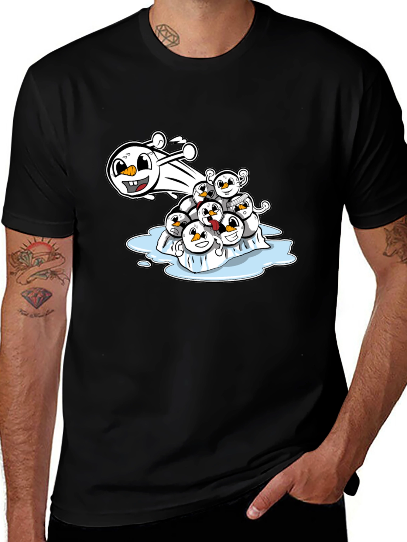 Snowball Fight Graphic Tee