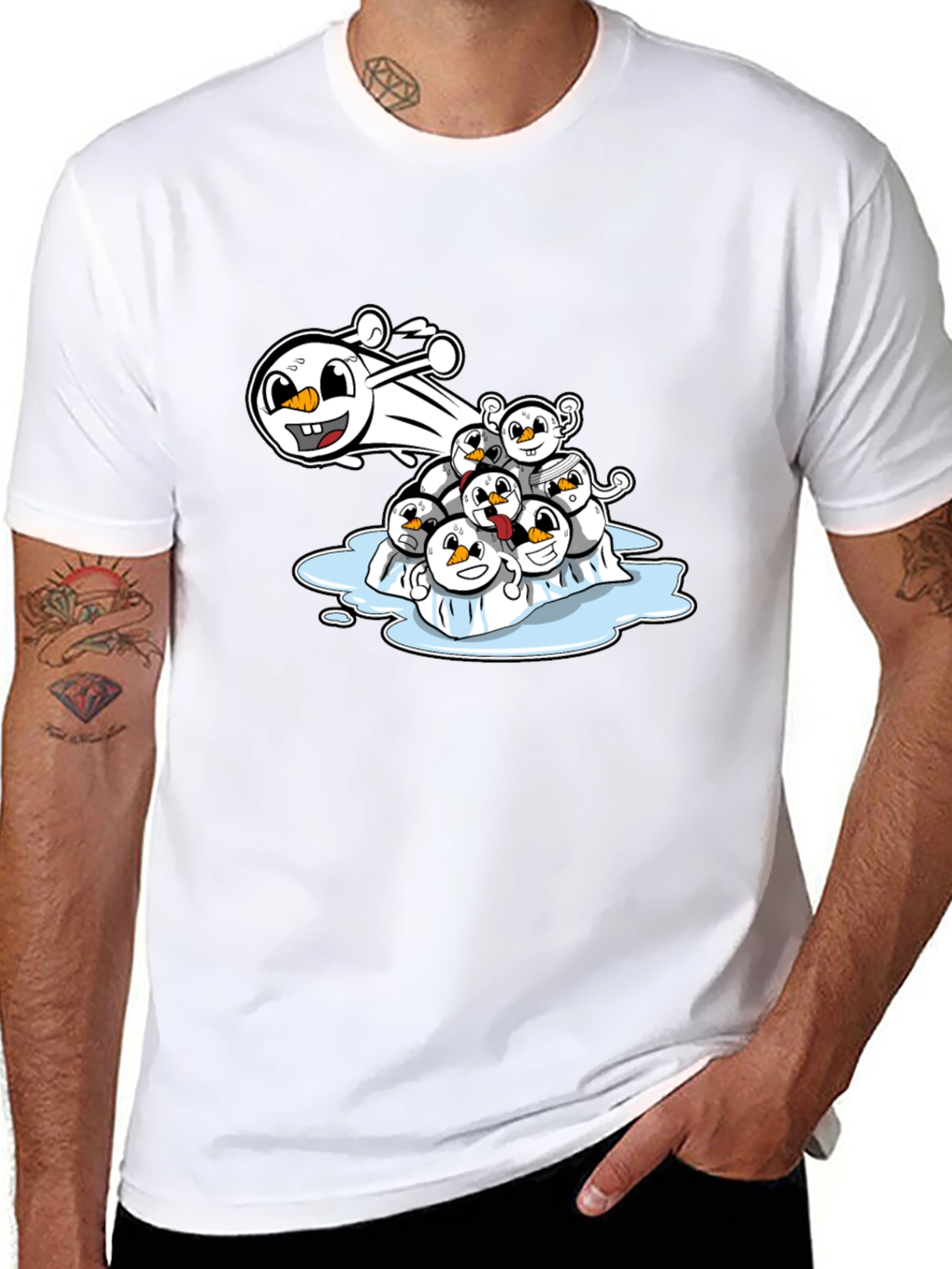 Snowball Fight Graphic Tee