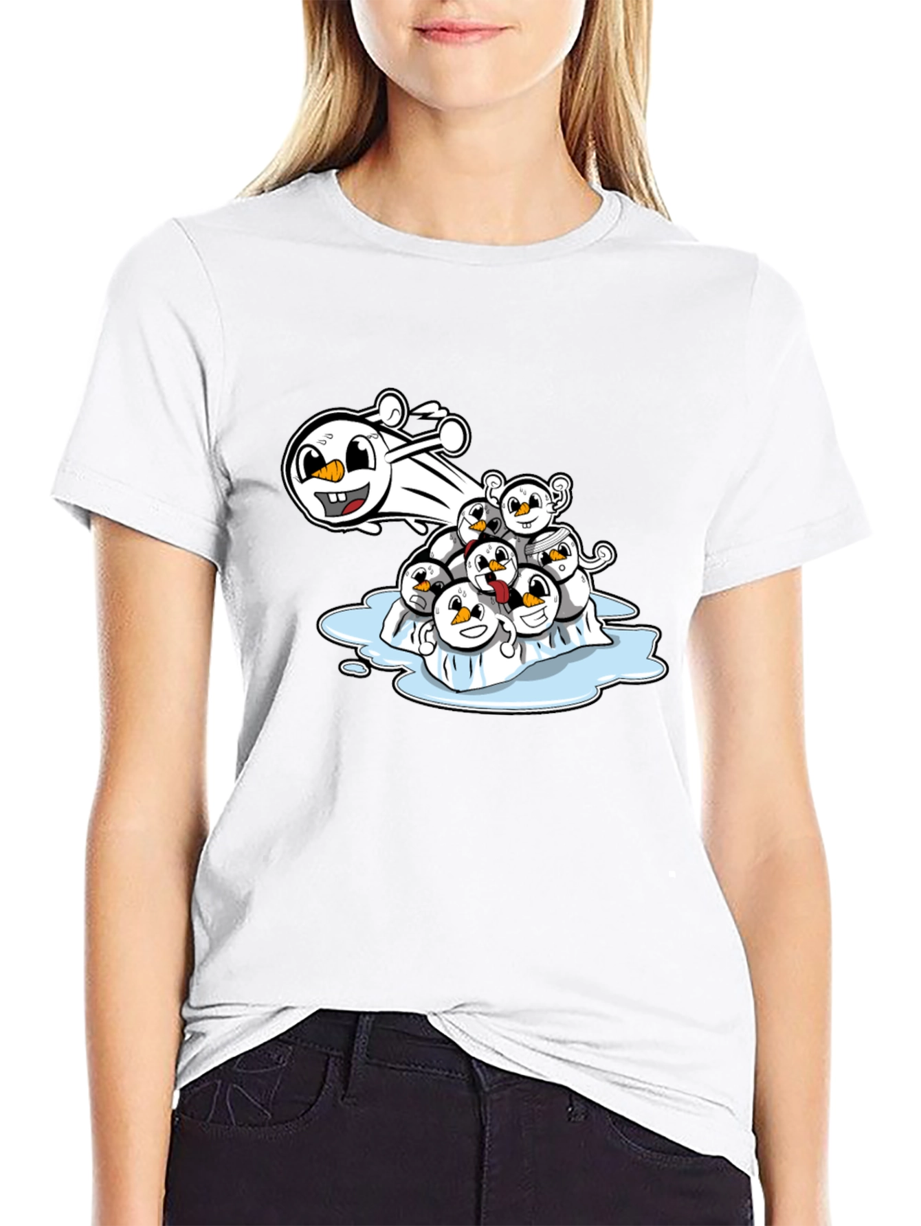Snowball Fight Graphic Tee