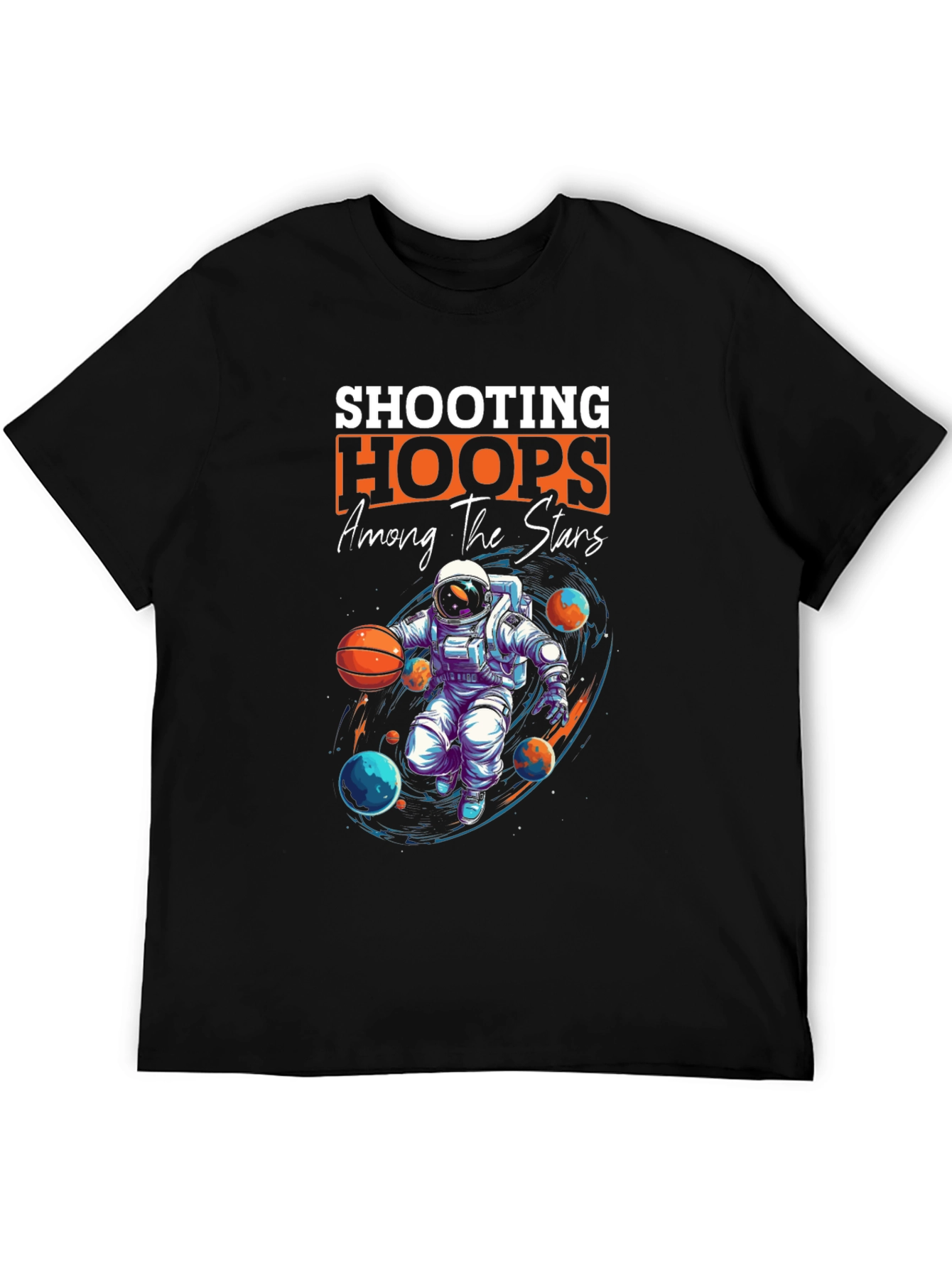 Shooting Hoops Among the Stars T-Shirt