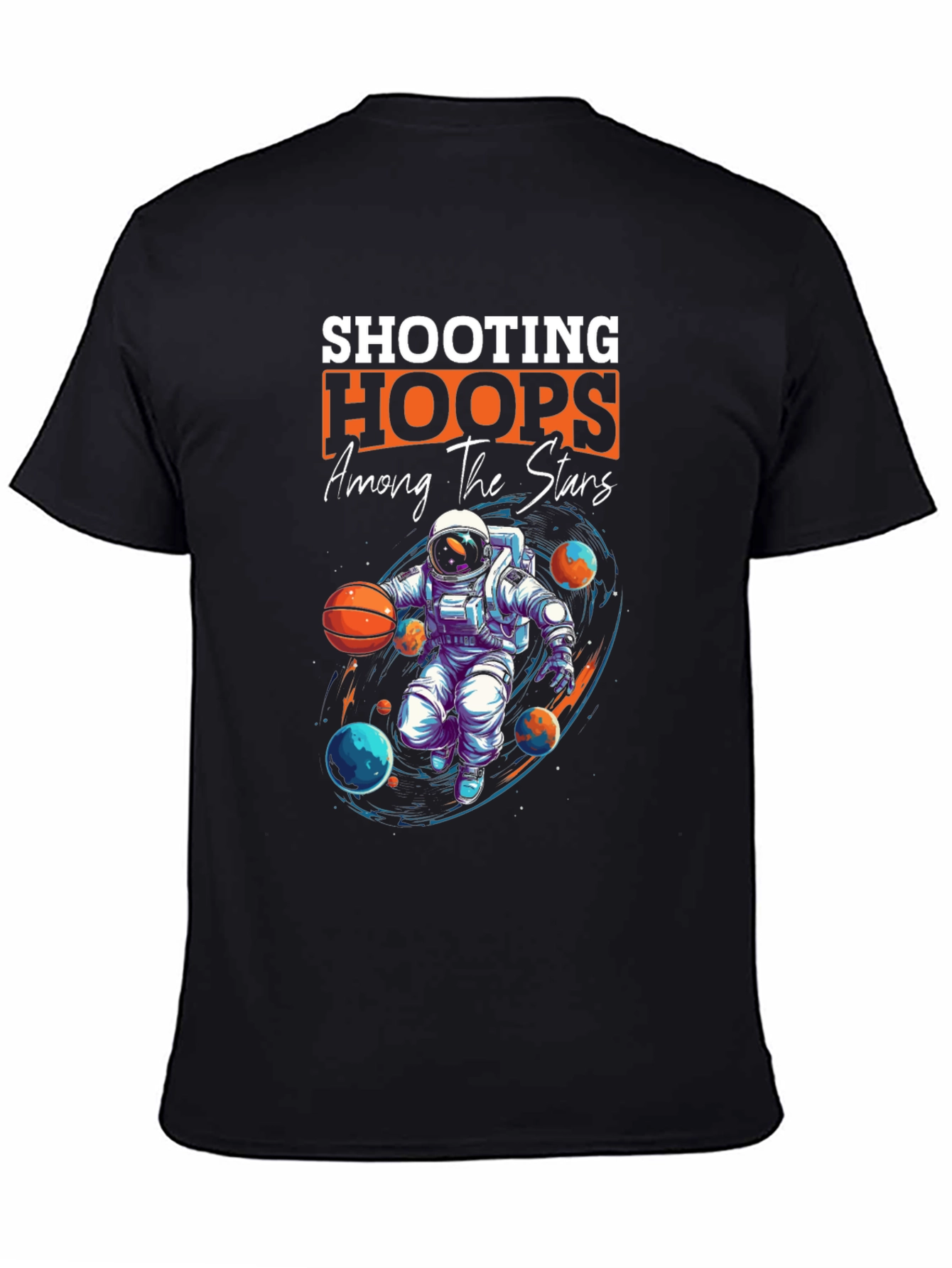 Shooting Hoops Among the Stars T-Shirt