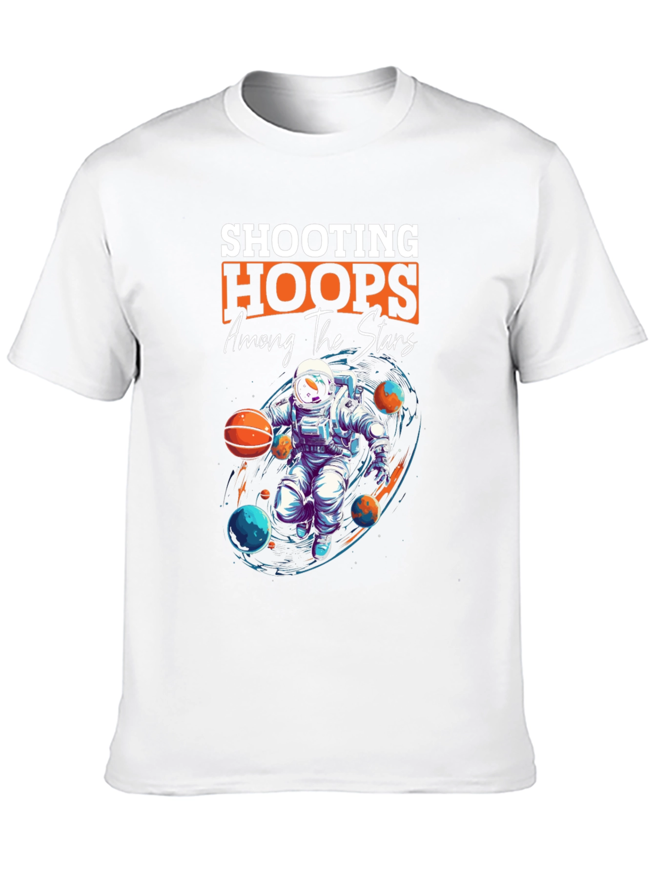 Shooting Hoops Among the Stars T-Shirt