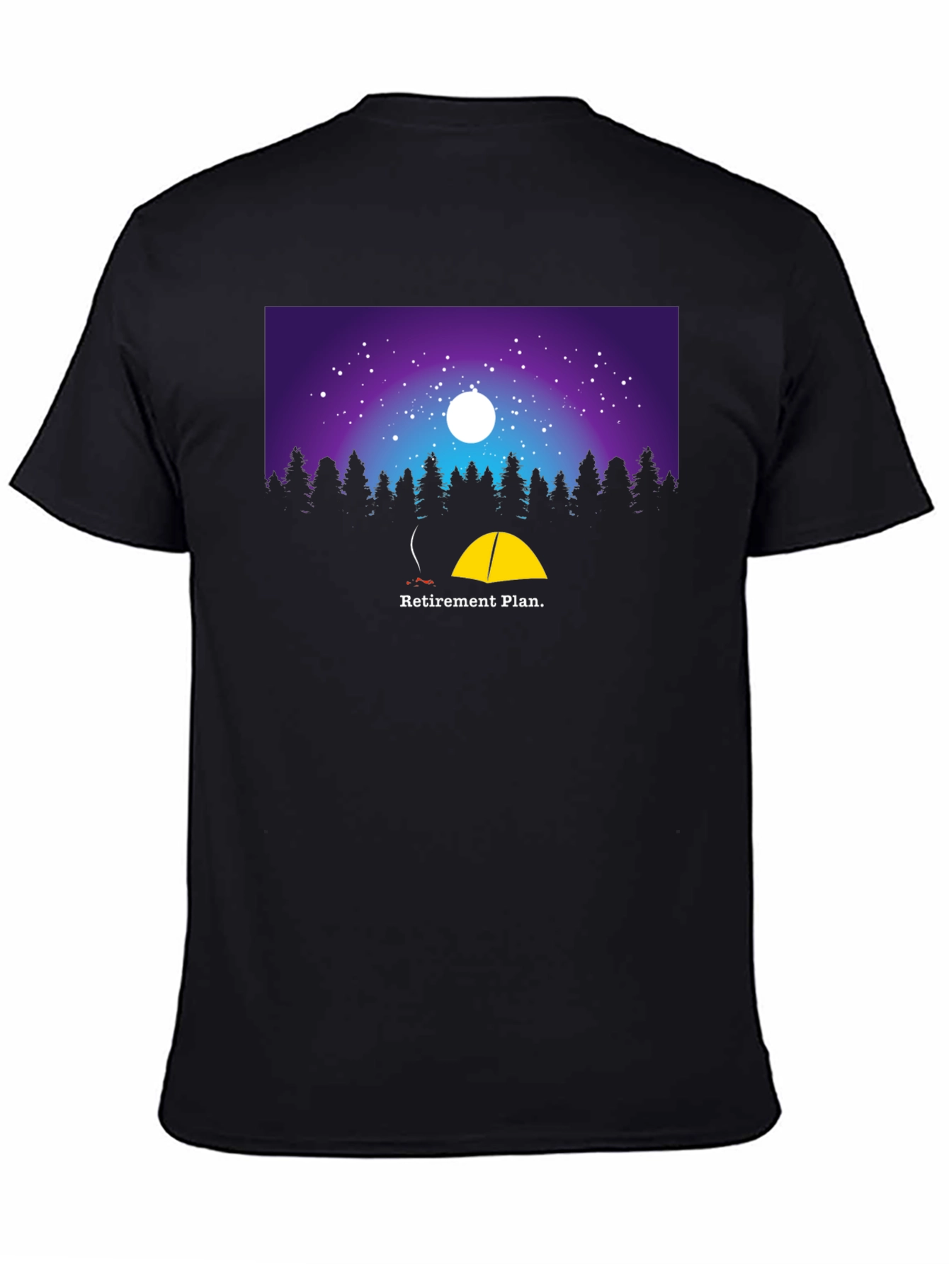 Retirement Plan Camping Graphic T-Shirt