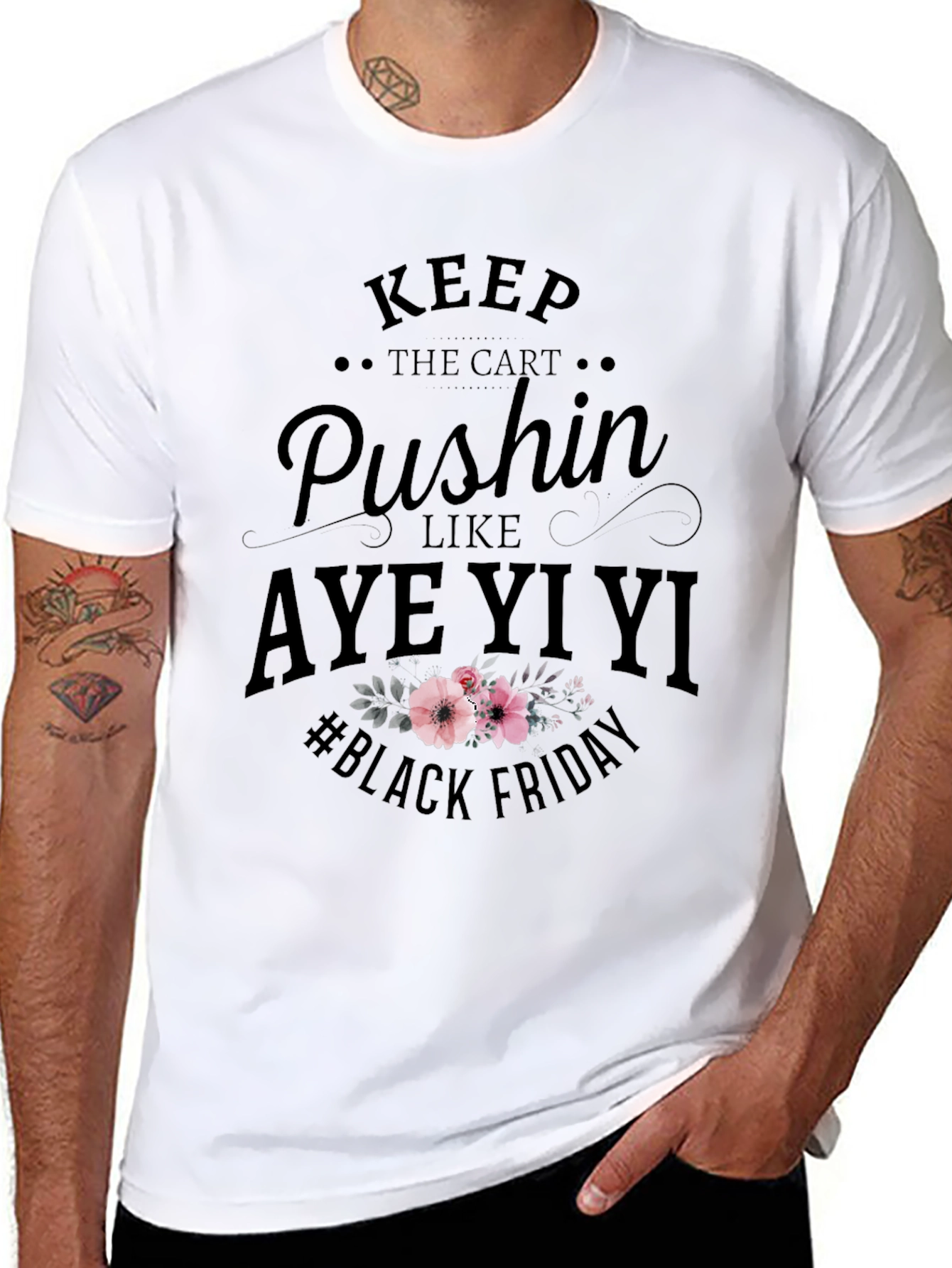 Keep Pushin Black Friday Tee
